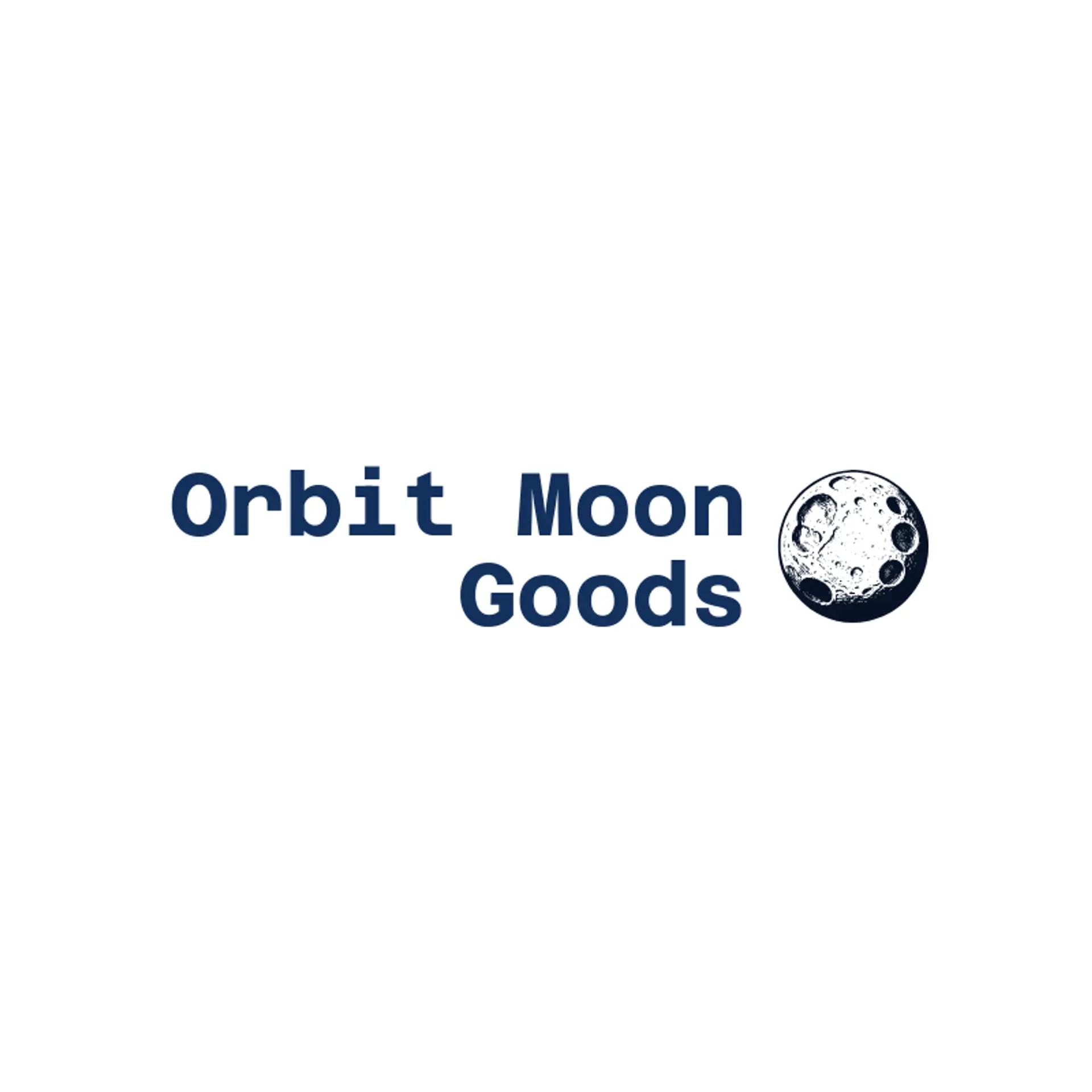 Orbit Moon Goods logo for moon