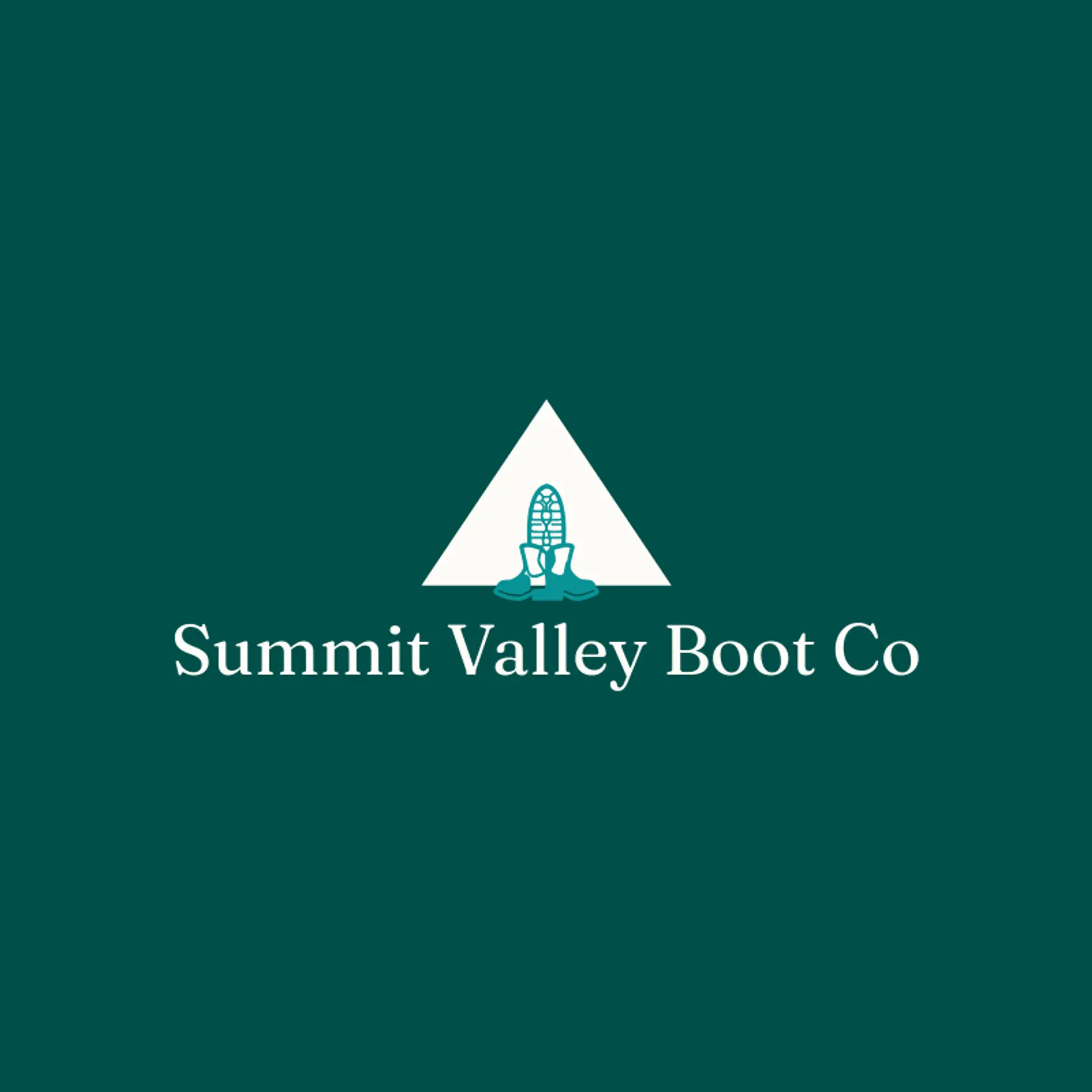 Summit Valley Boot Co logo for boots