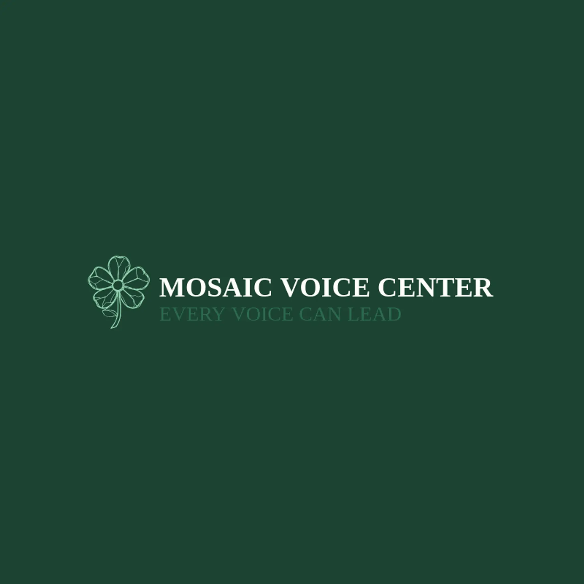 Mosaic Voice Center logo for empowerment