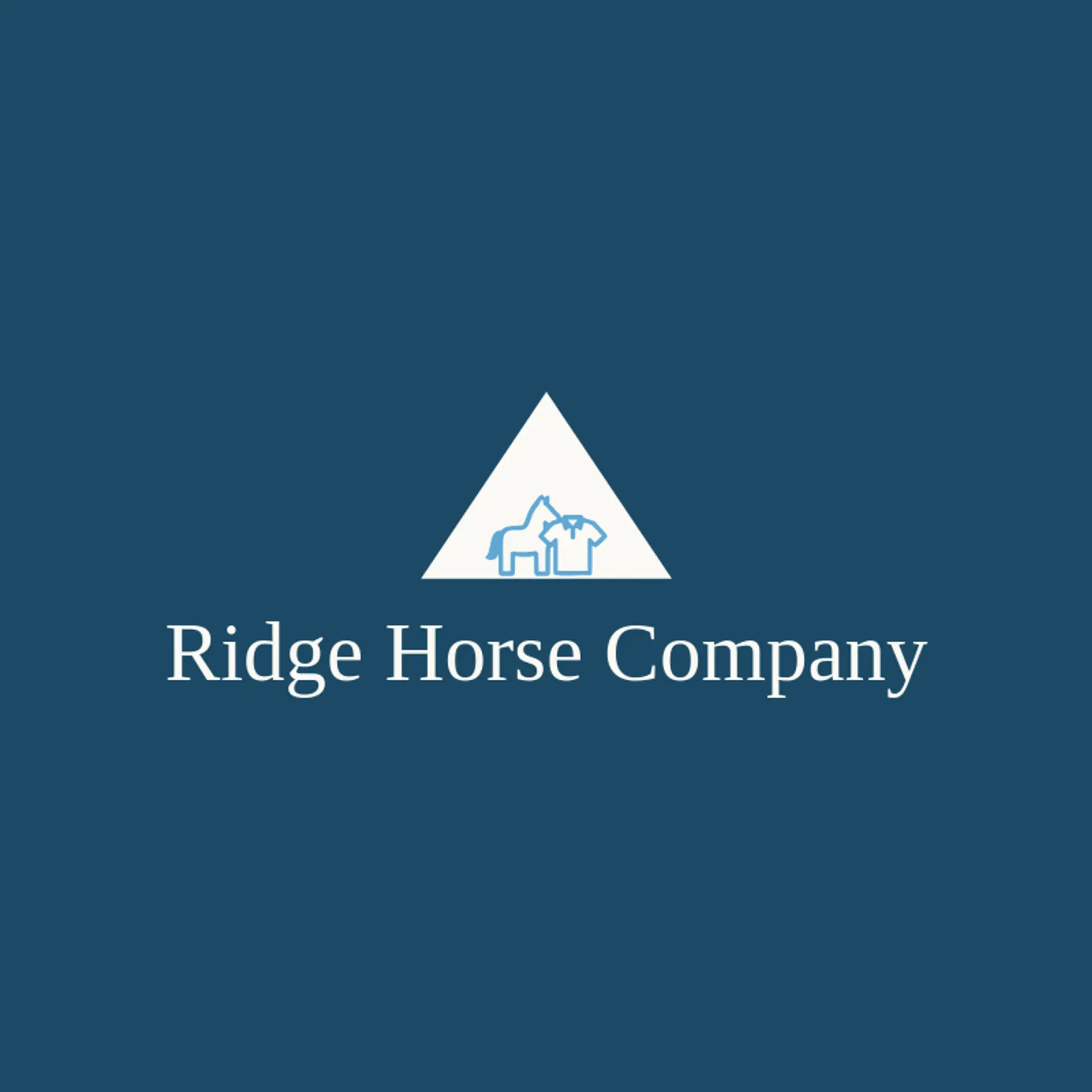 Ridge Horse Company logo for polo shirt