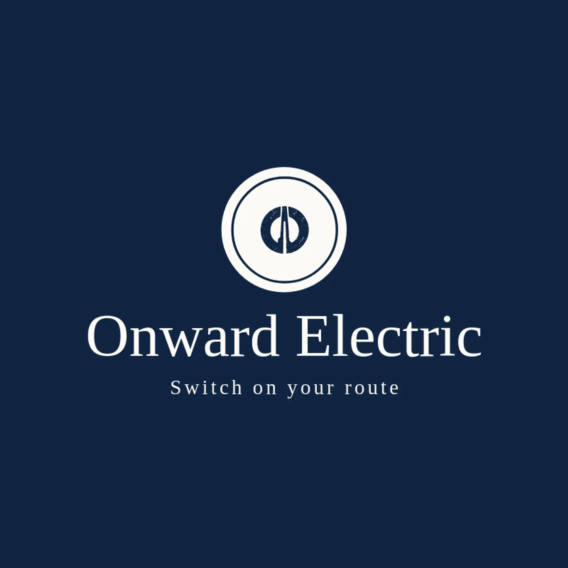 Onward Electric logo for charger