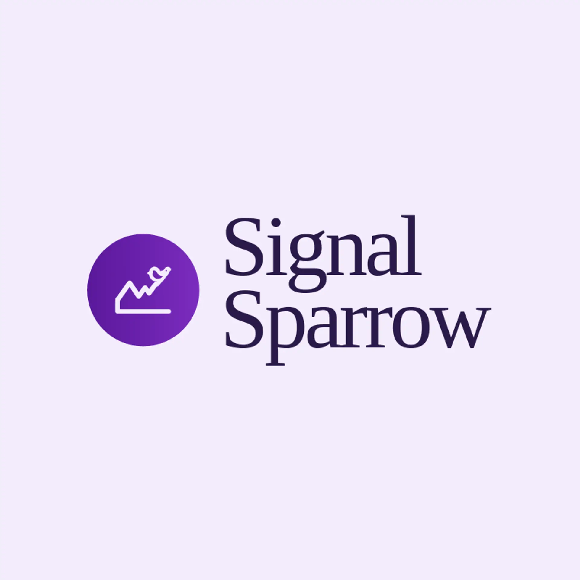 Signal Sparrow logo for stock market