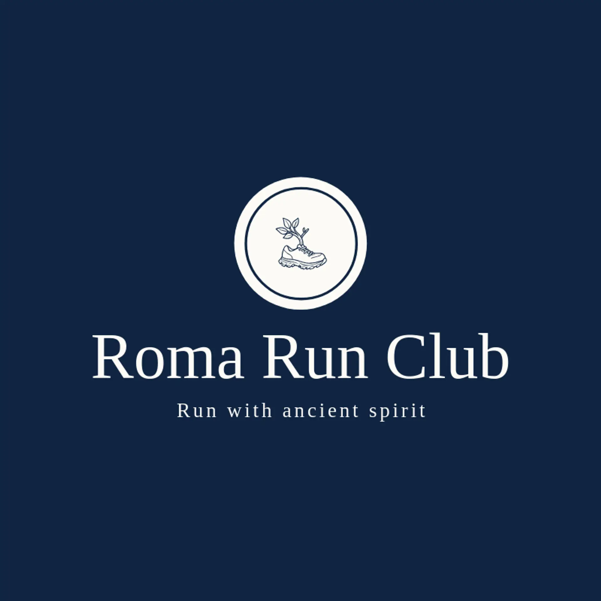 Roma Run Club logo for italian