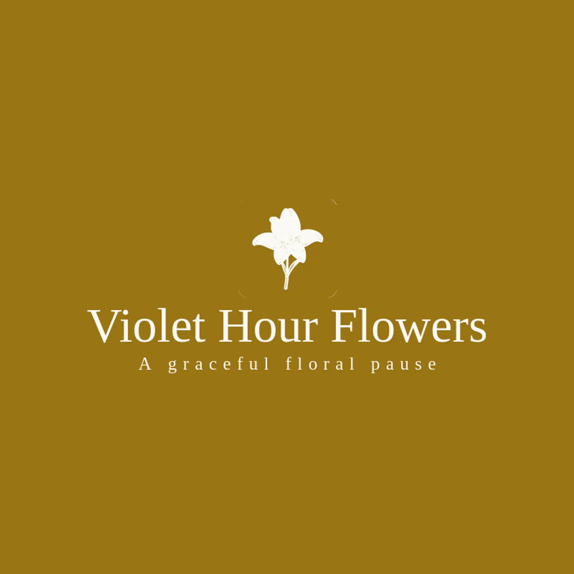 Violet Hour Flowers logo for lily