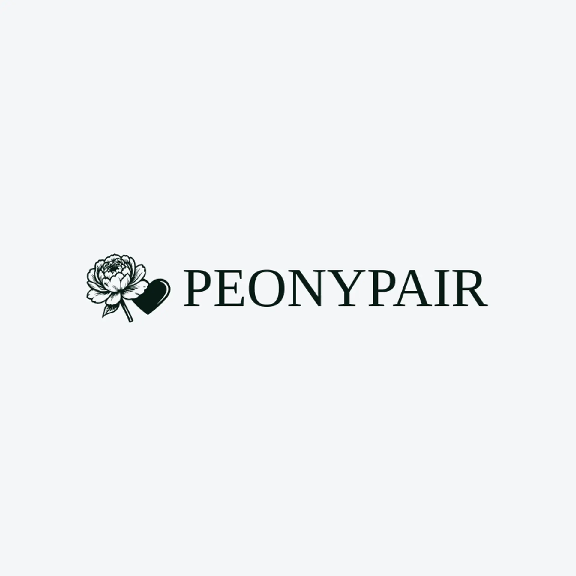 Peony Pair logo for dating app