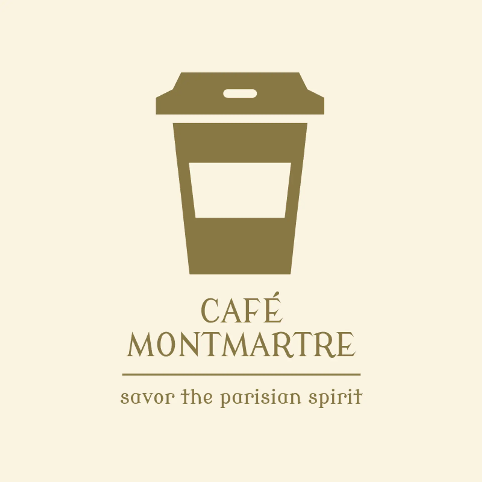 Petite Rencontre Café logo for french cafe