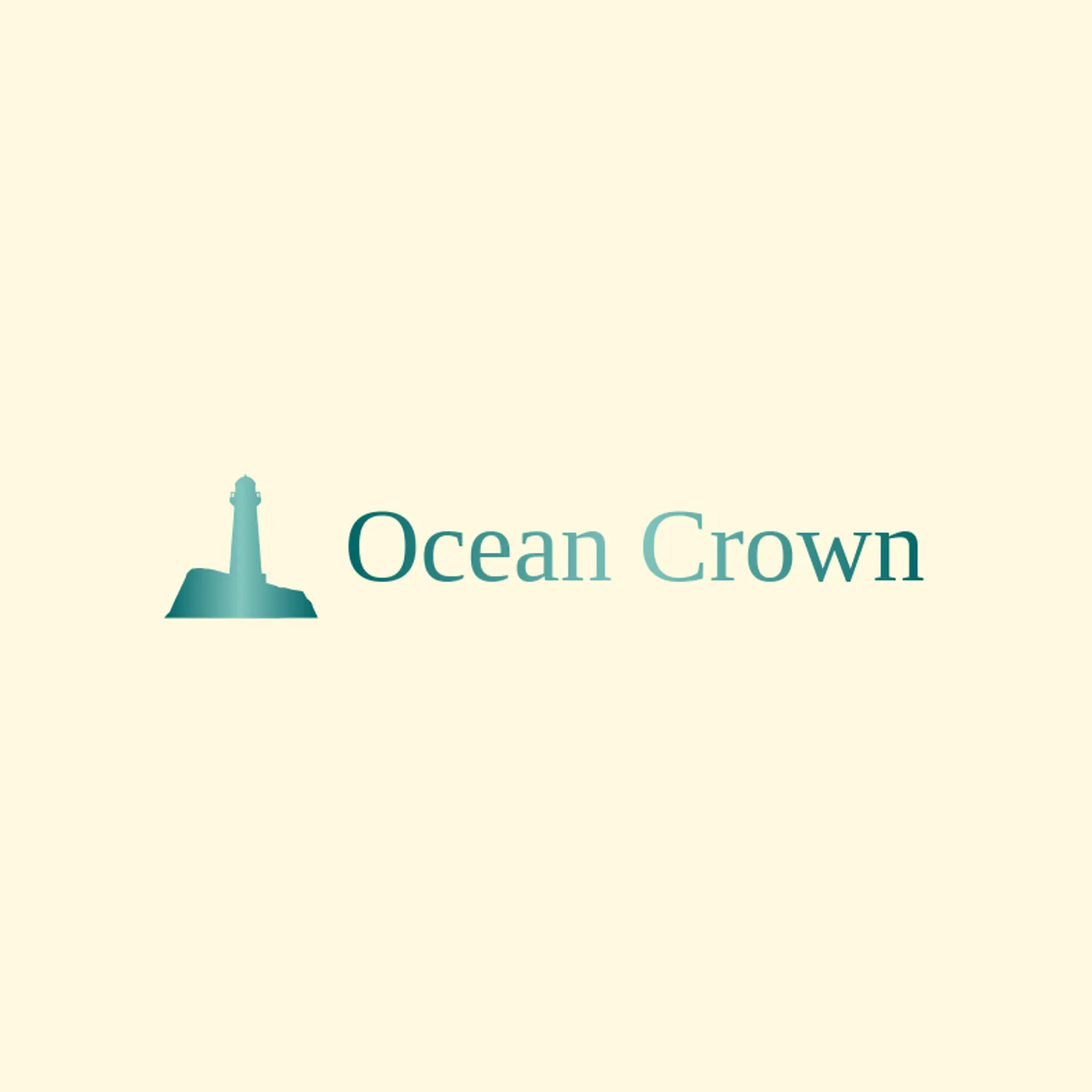Ocean Crown logo for lighthouse