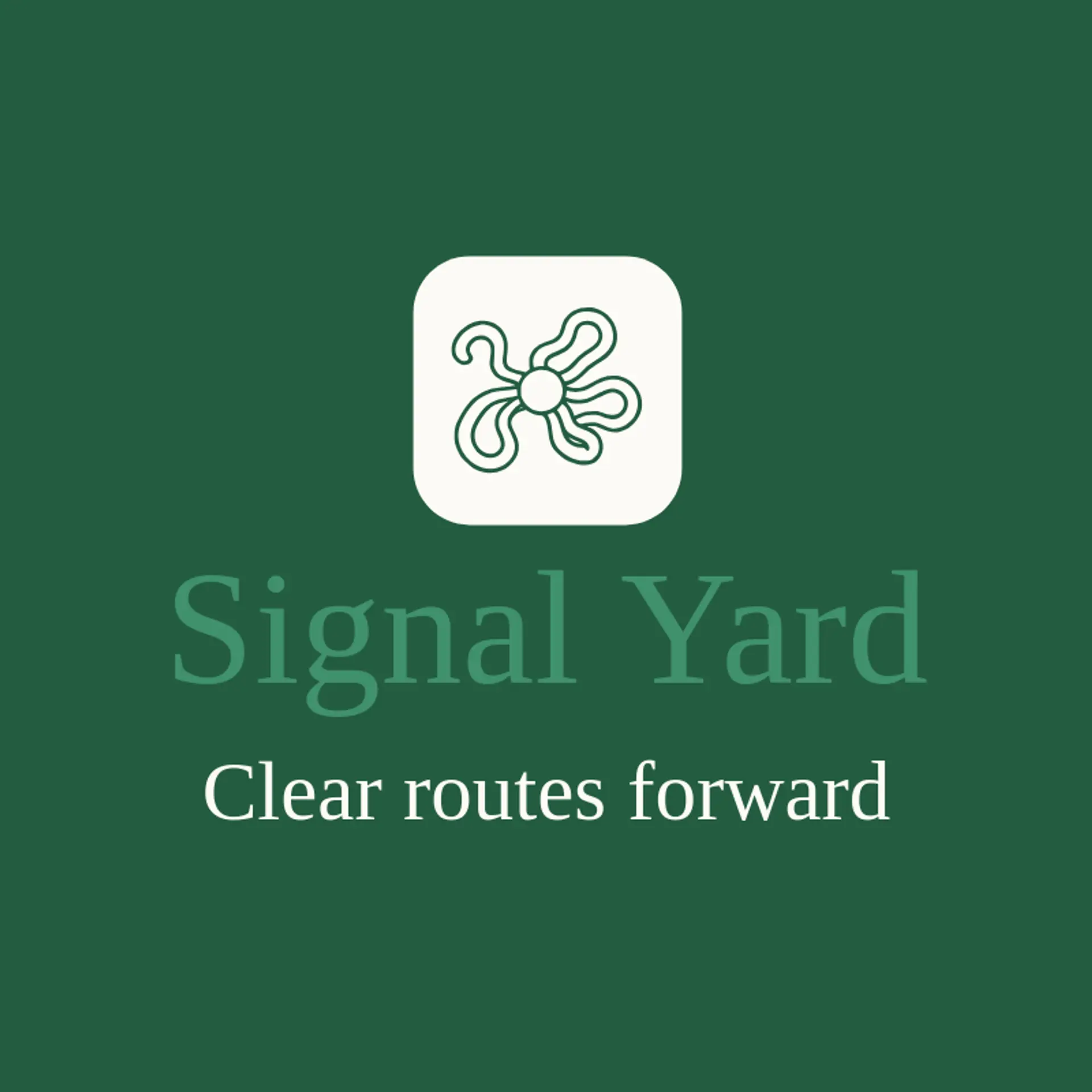 Signal Yard logo for infrastructure