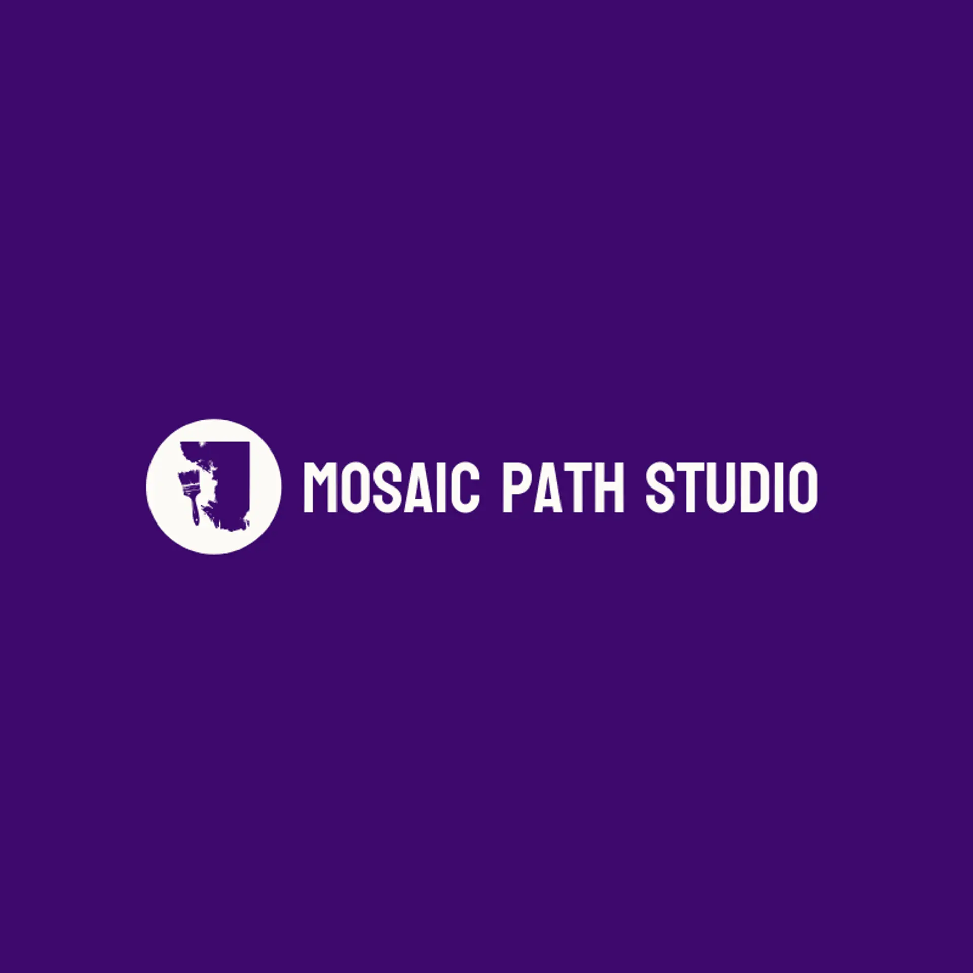 Mosaic Path Studio logo for mural