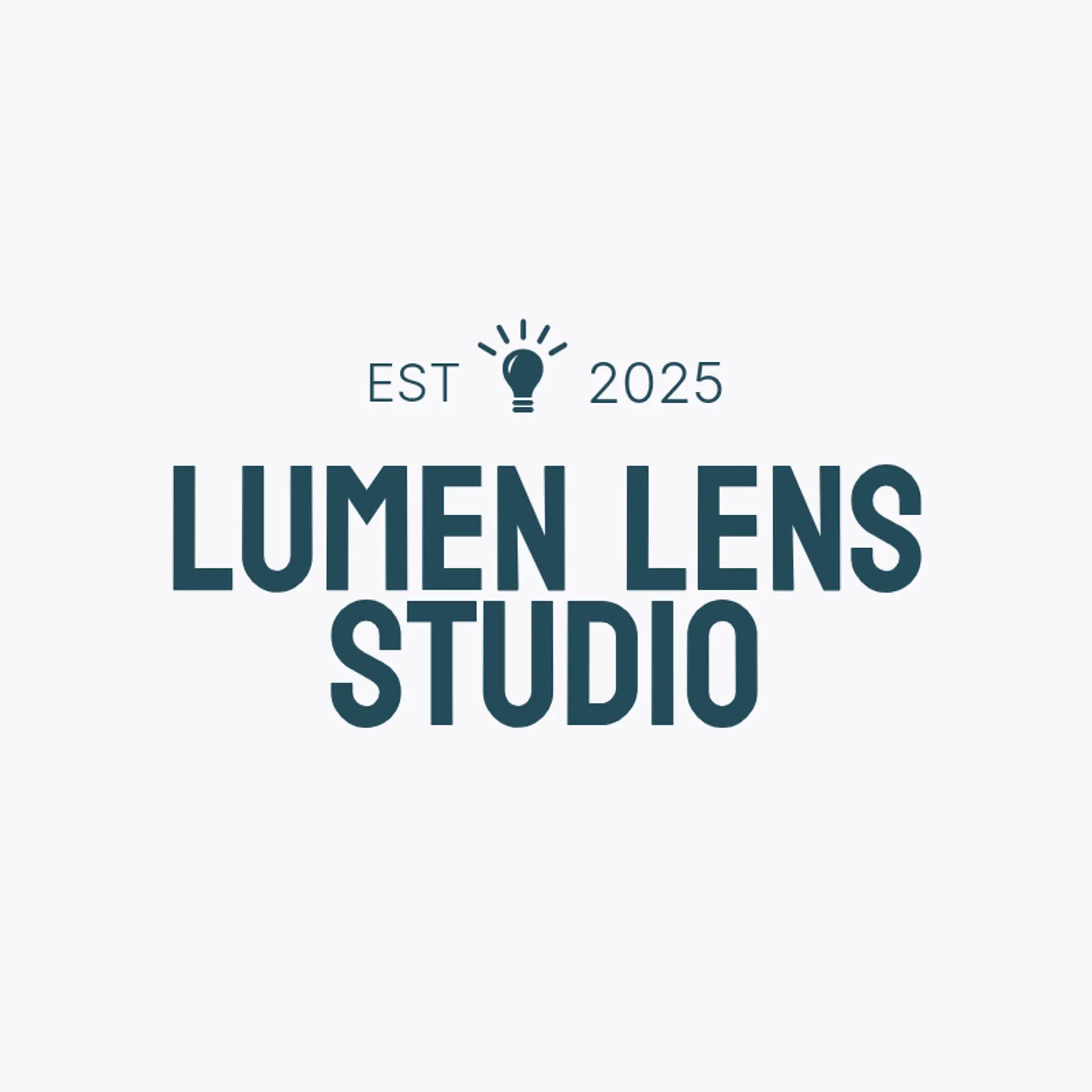 Lumen Lens Studio logo for photography business