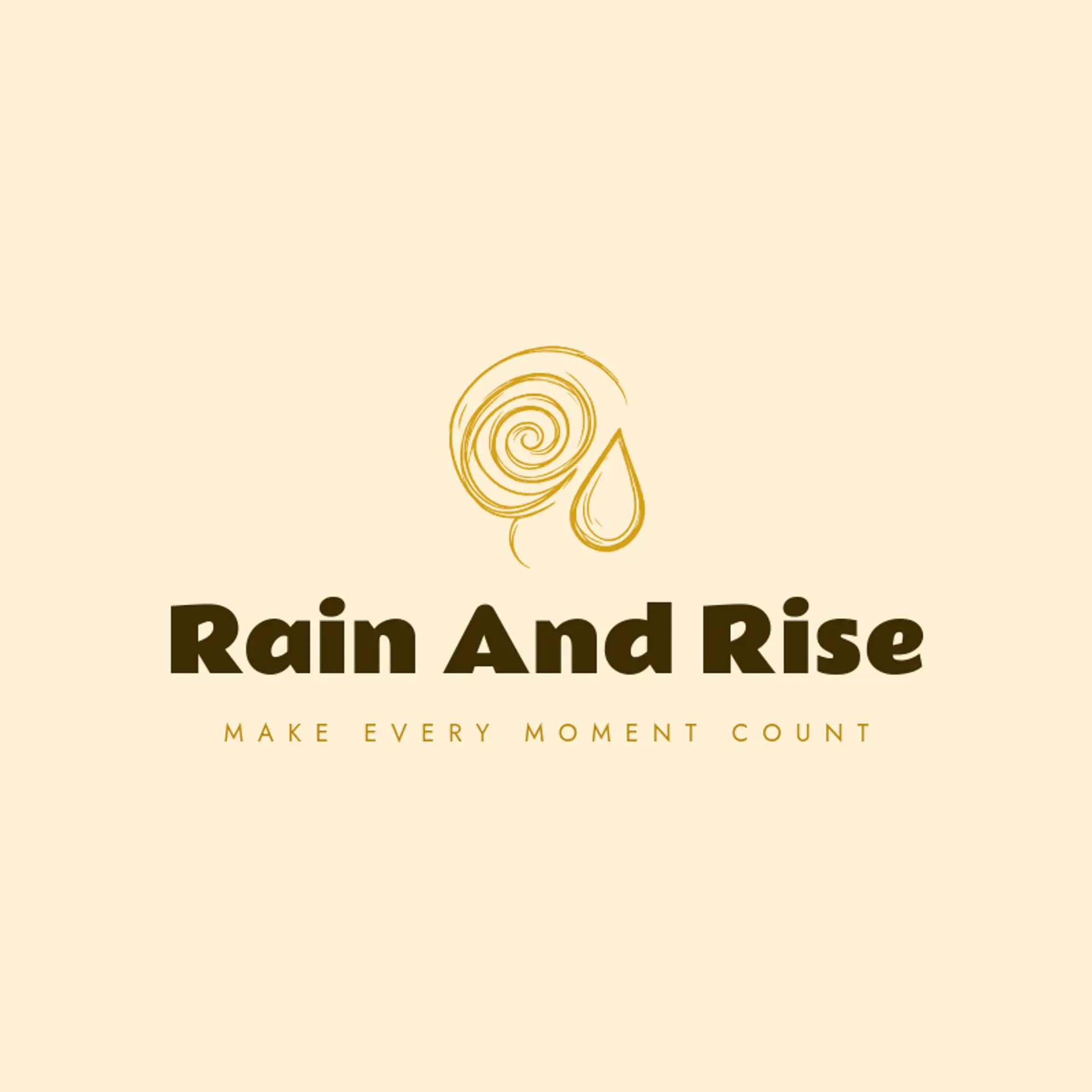 Rain And Rise logo for hurricane