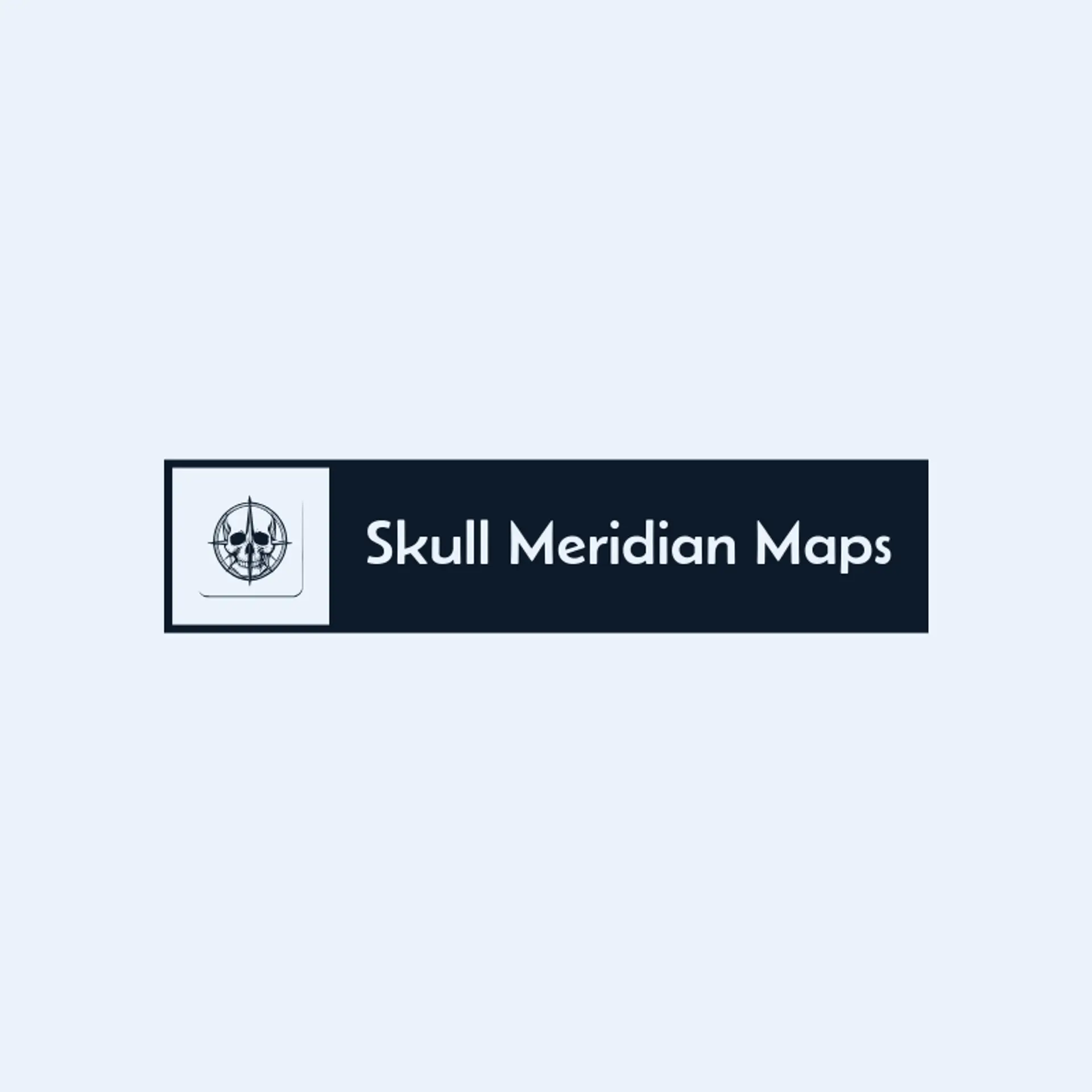 Skull Meridian Maps logo for skull