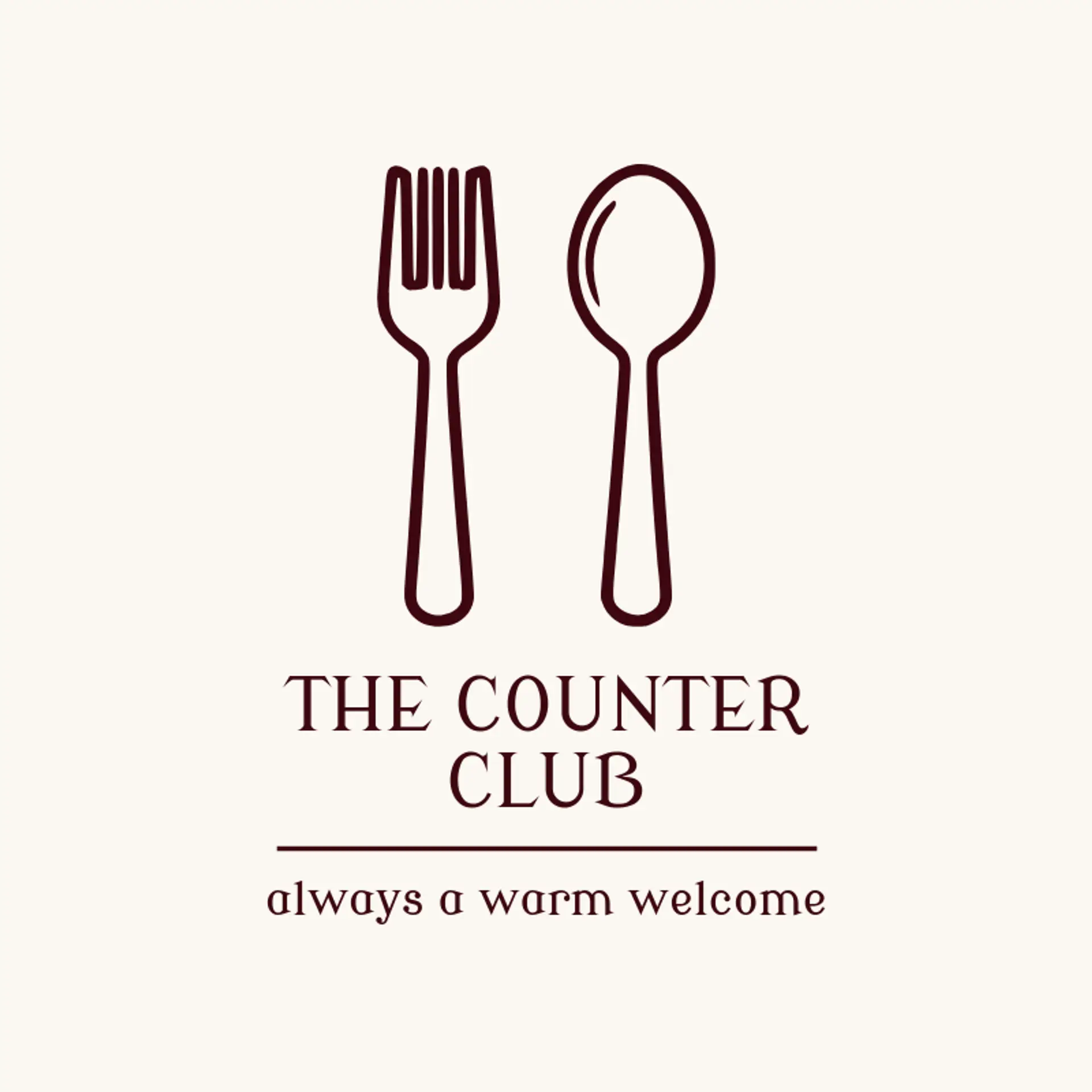 The Counter Club logo for canteen
