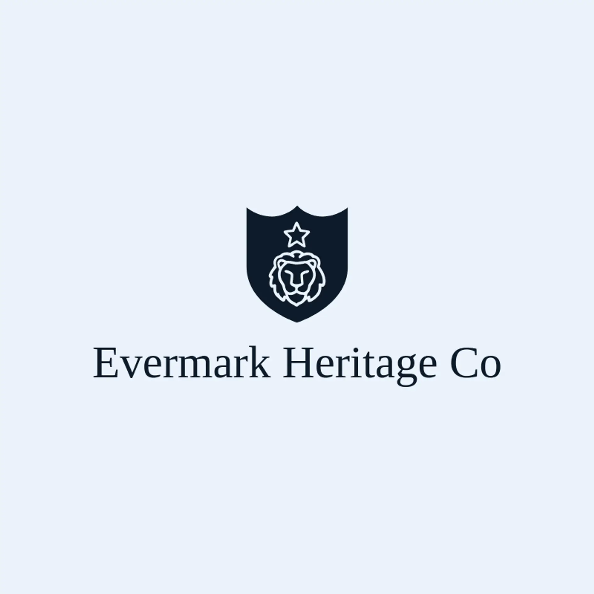 Evermark Heritage Co logo for masculine