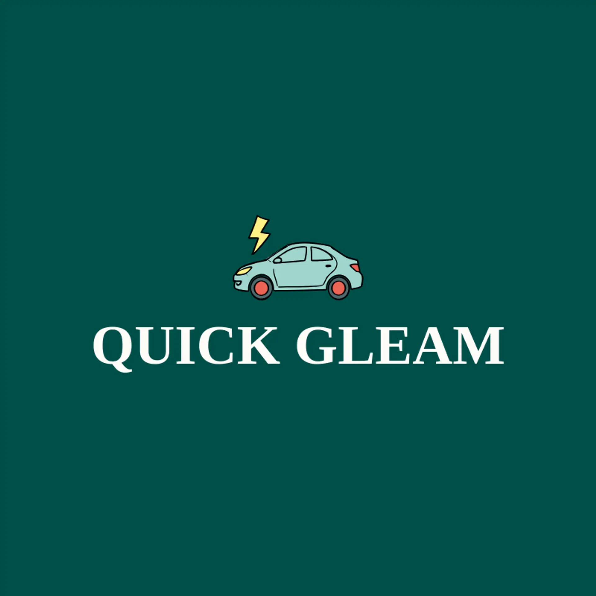 Quick Gleam logo for mobile detailing