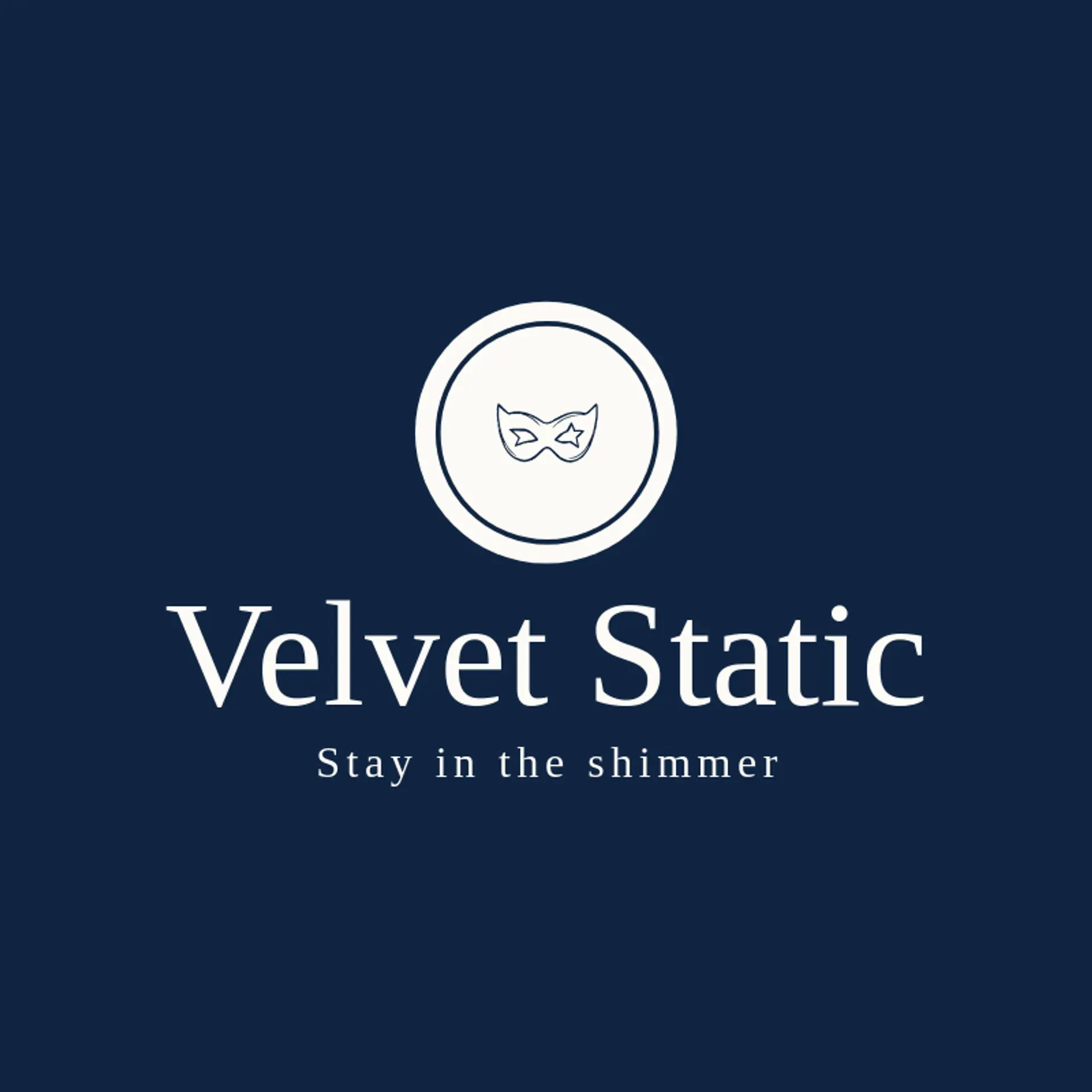 Velvet Static logo for rave