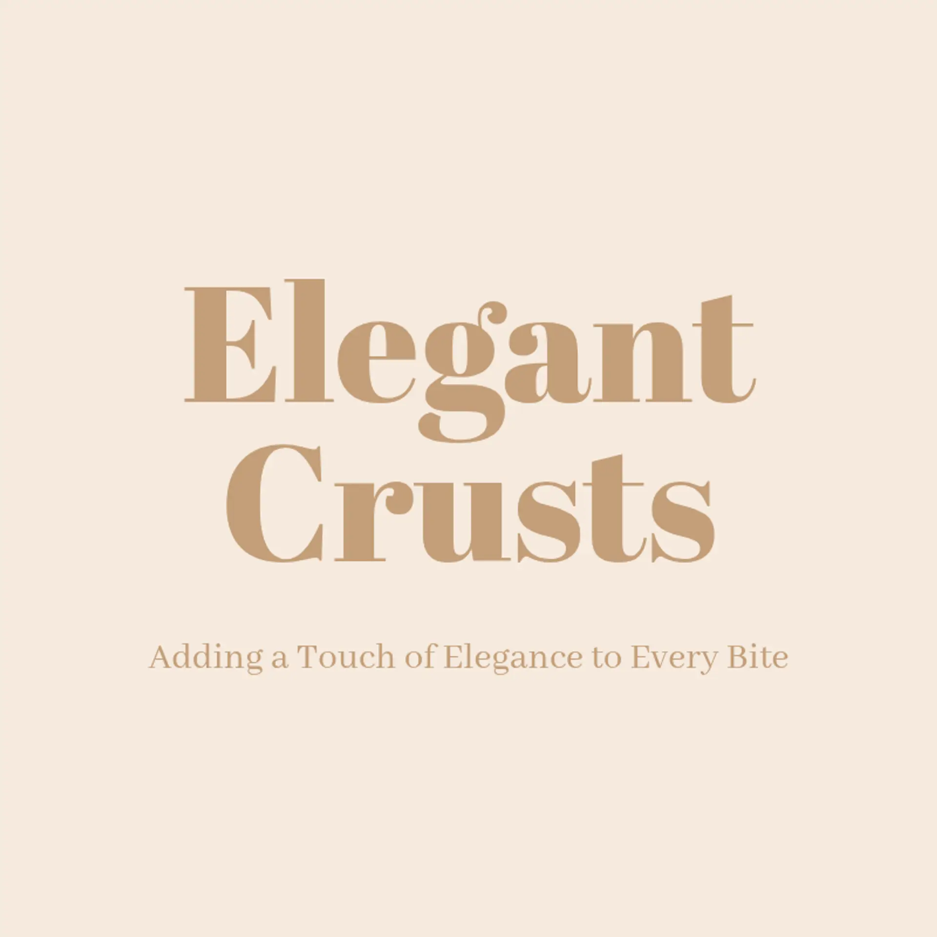Elegant Crusts logo for elegant bakery