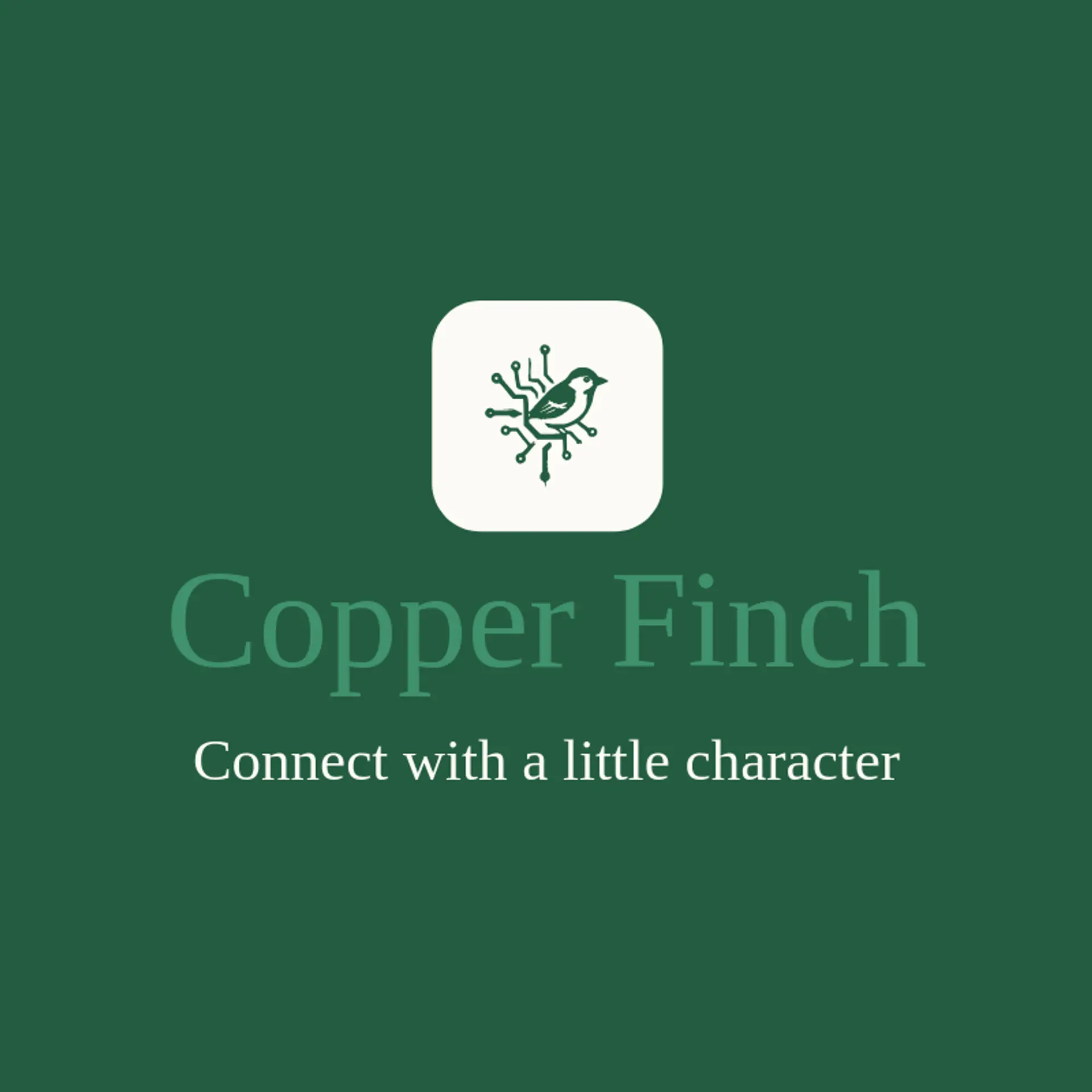 Copper Finch logo for circuit