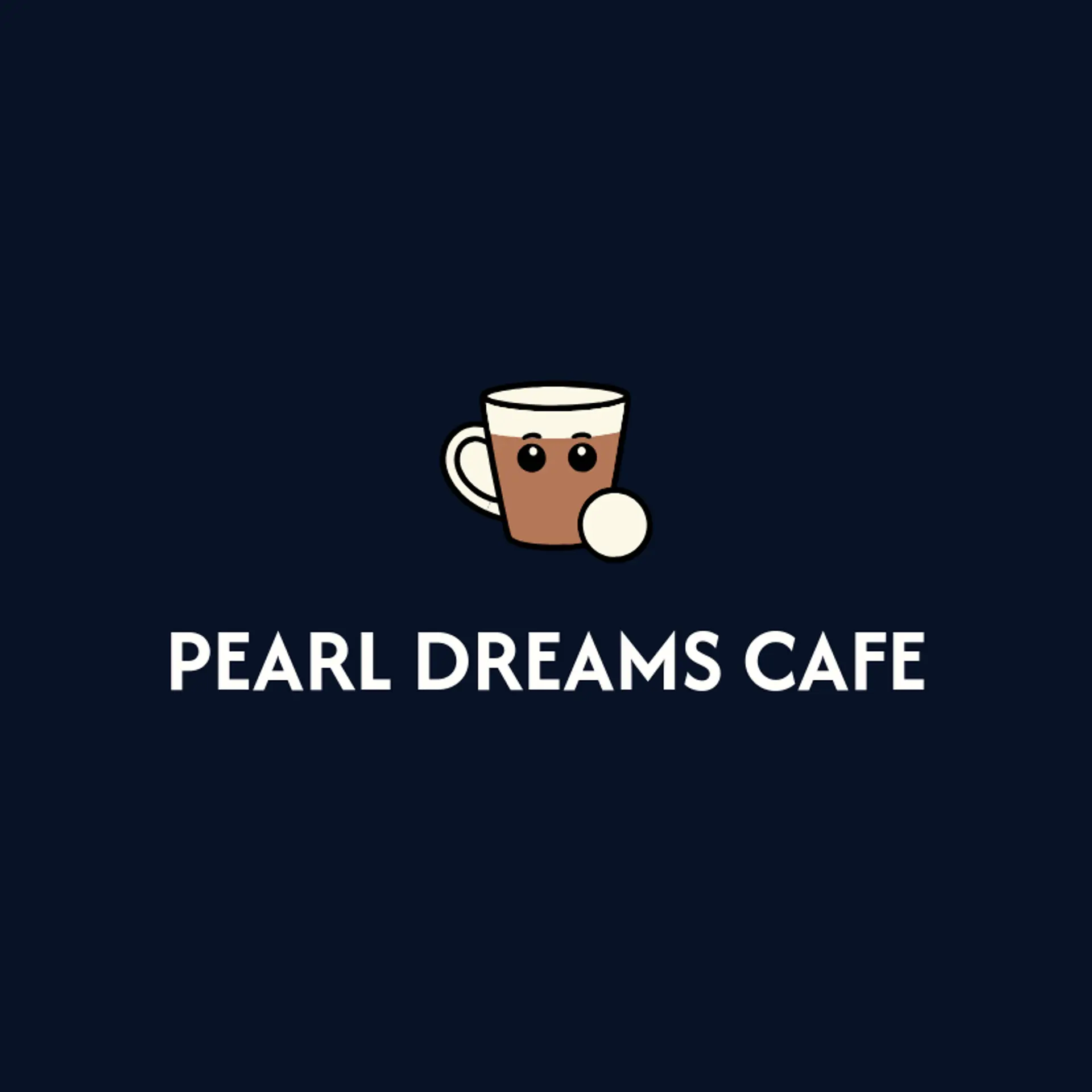 Pearl Dreams Cafe logo for milk tea