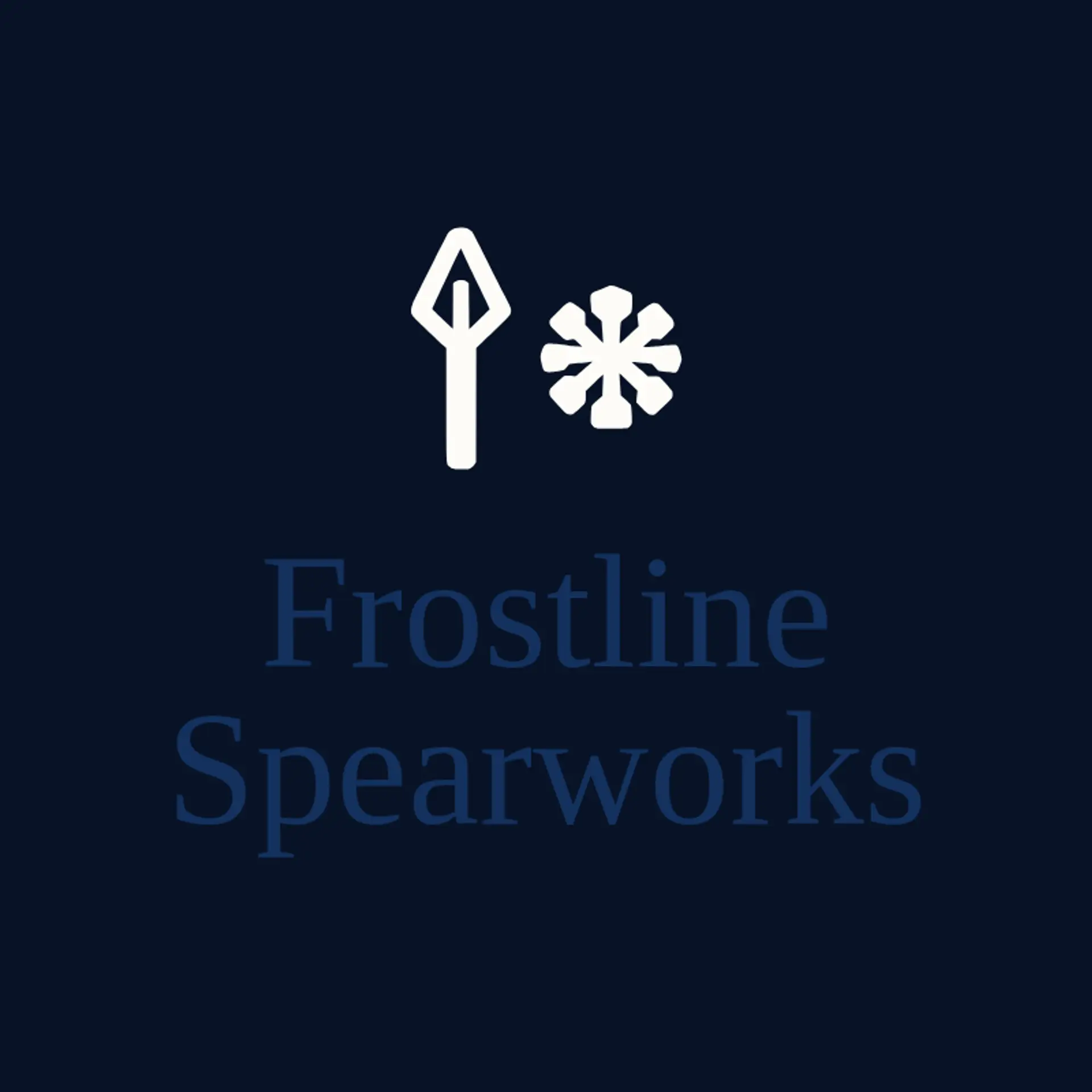 Frostline Spearworks logo for spear