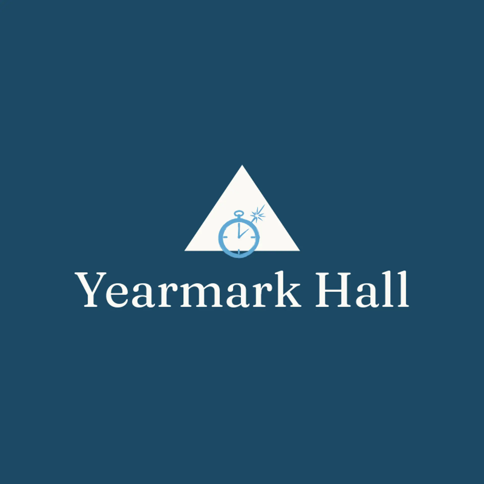 Yearmark Hall logo for anniversary