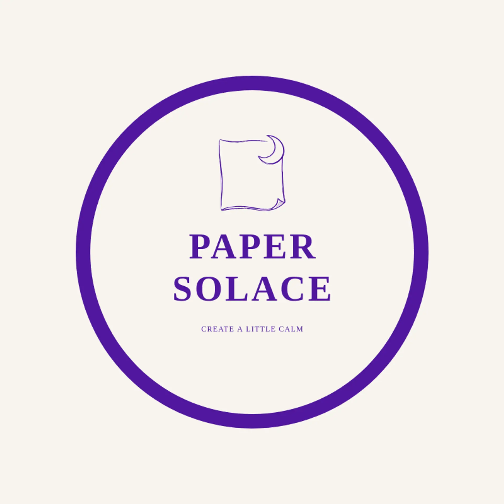 Paper Solace logo for paper