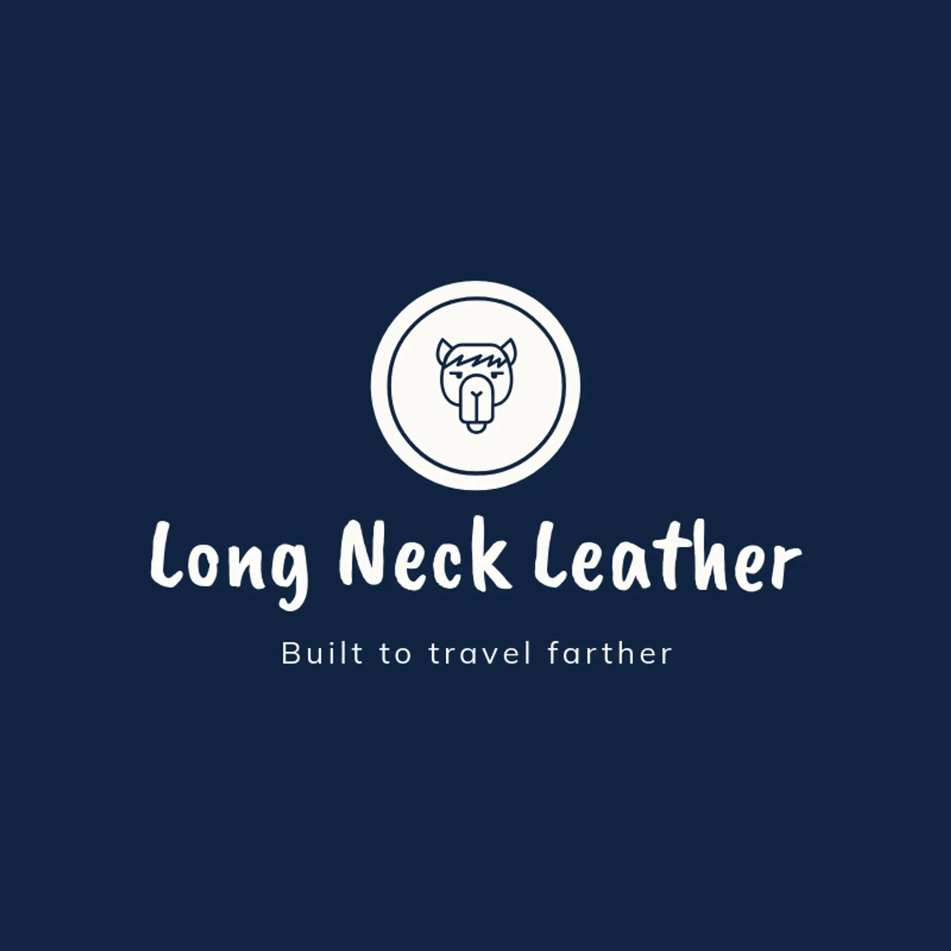 Long Neck Leather logo for camel