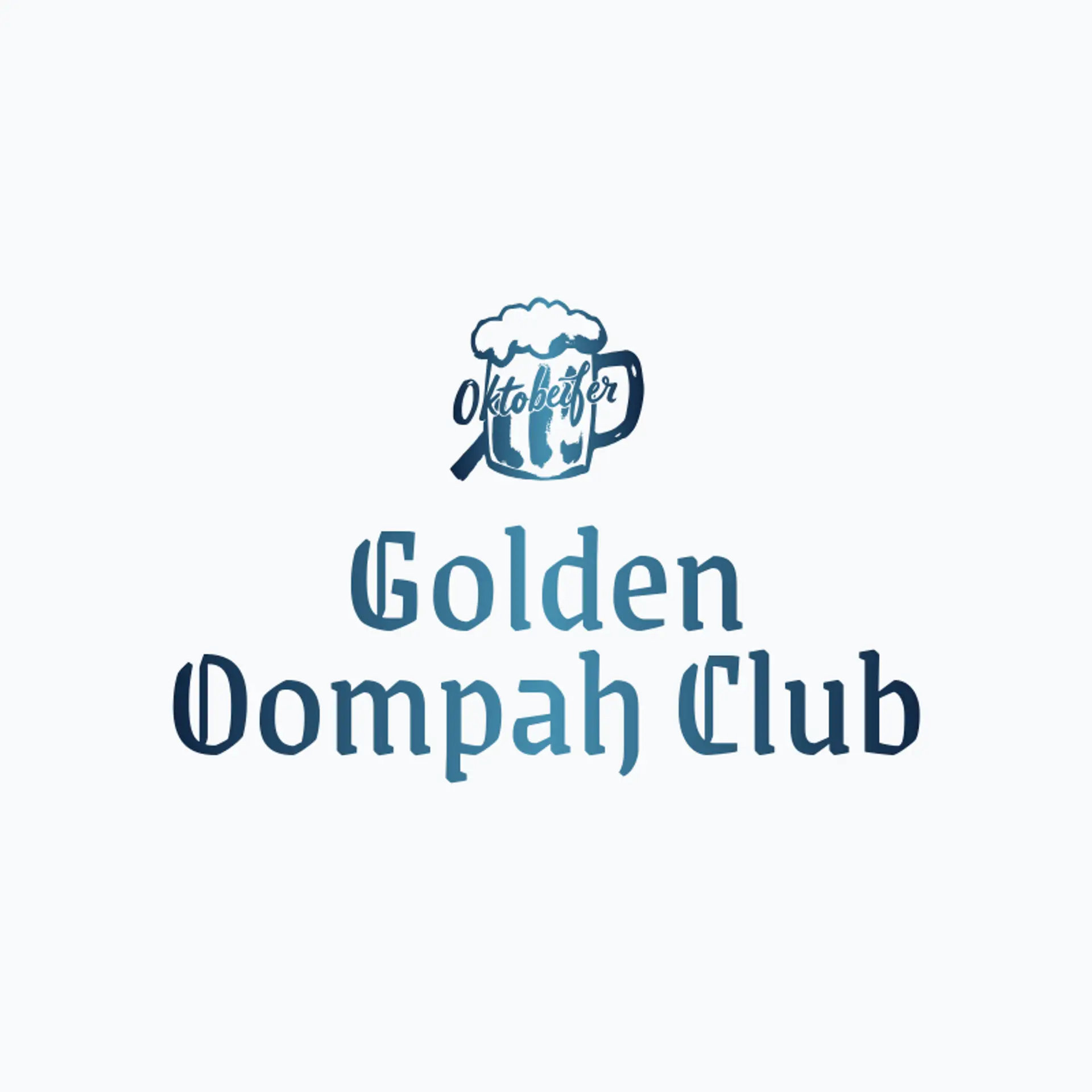 Golden Oompah Club logo for oktoberfest