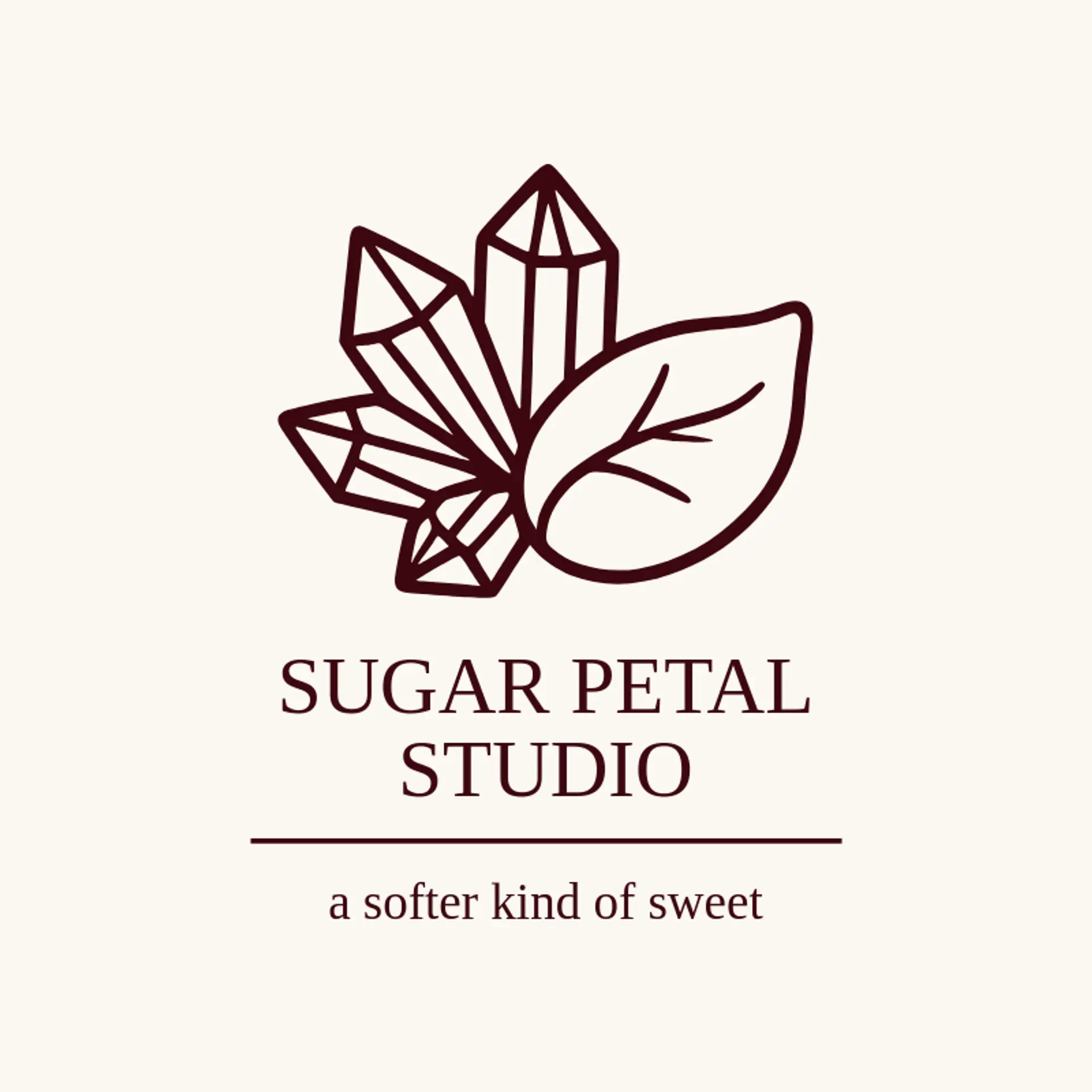 Sugar Petal Studio logo for sugar