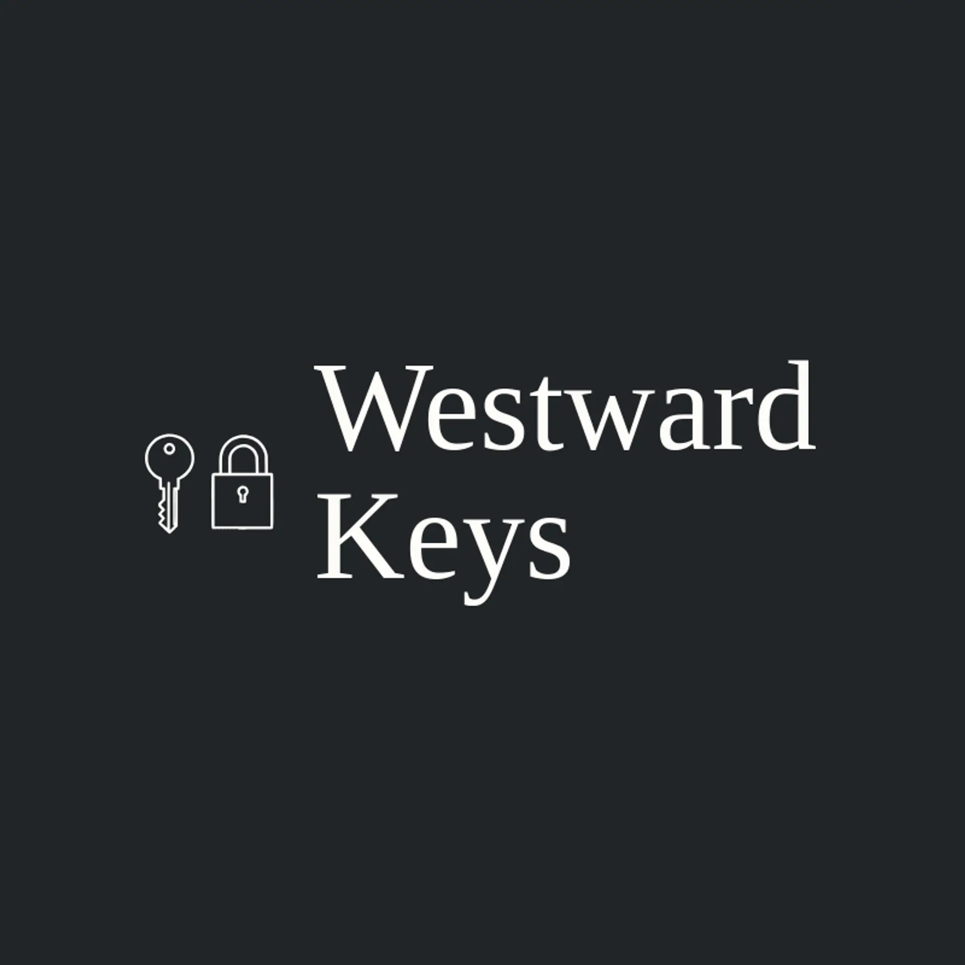 Westward Keys logo for lock