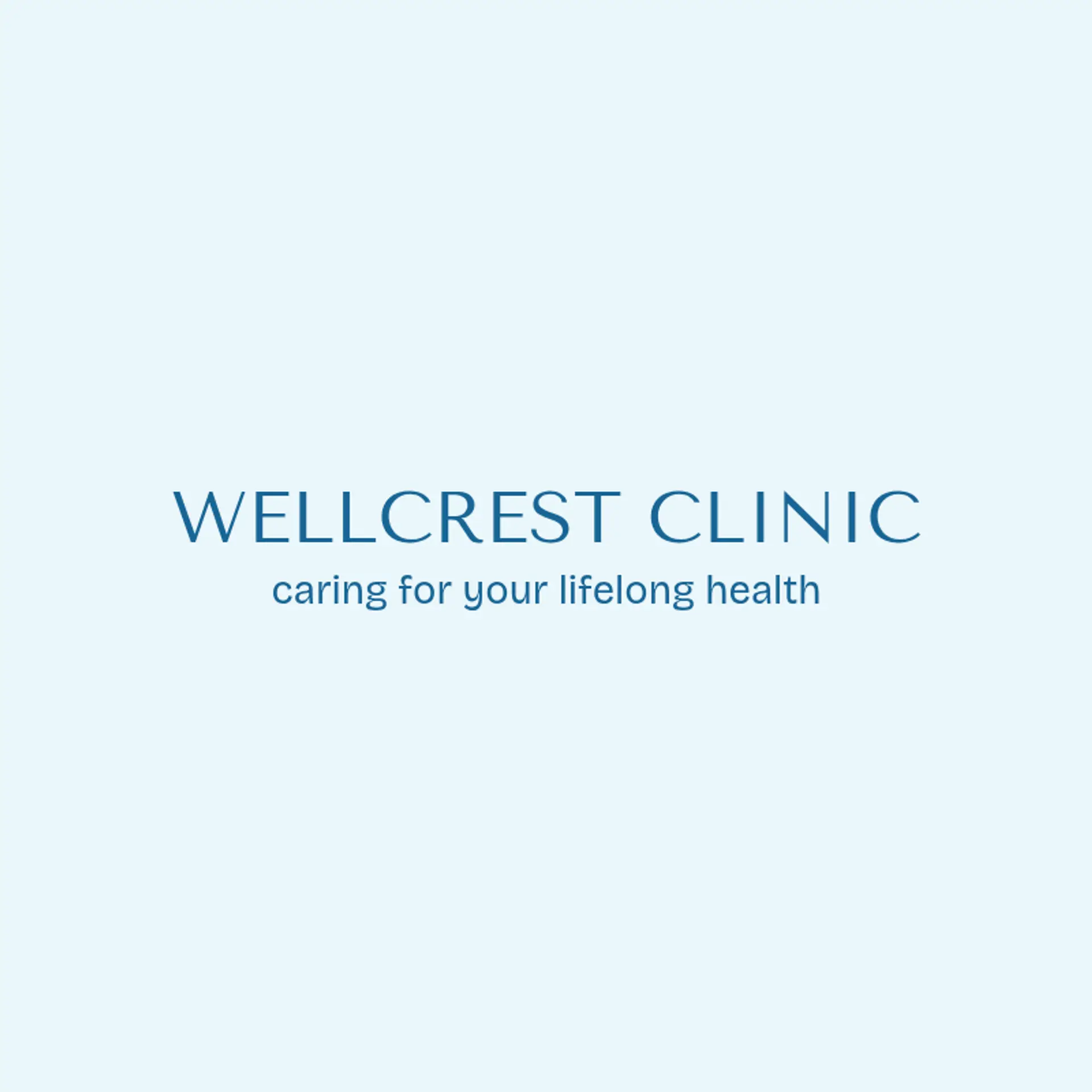 Wholistic Care logo for medical clinic