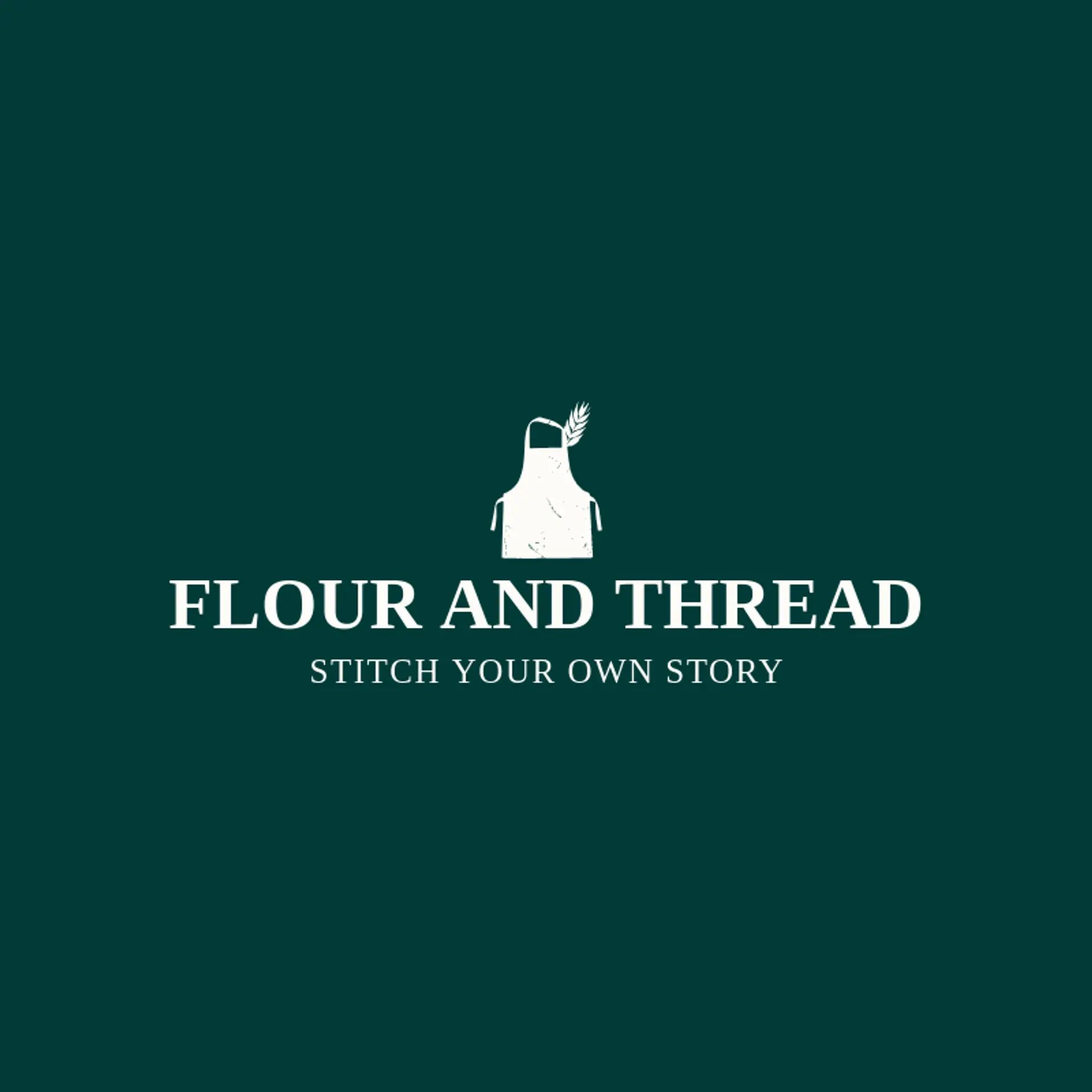 Flour and Thread logo for apron