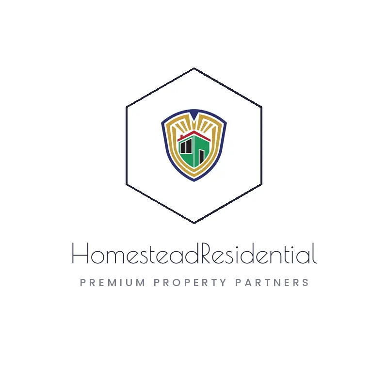 Shield and house real estate logo