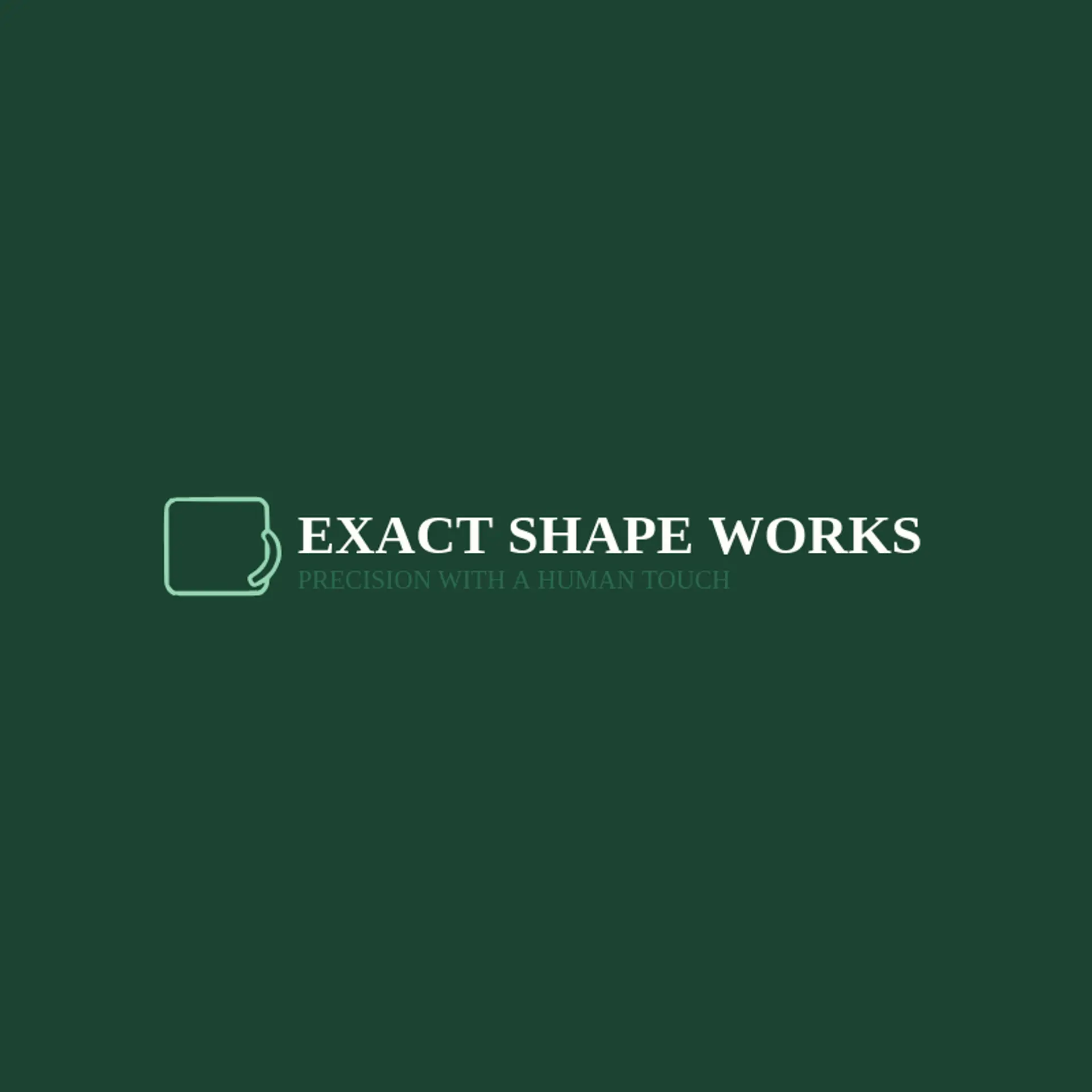 Exact Shape Works logo for rectangle