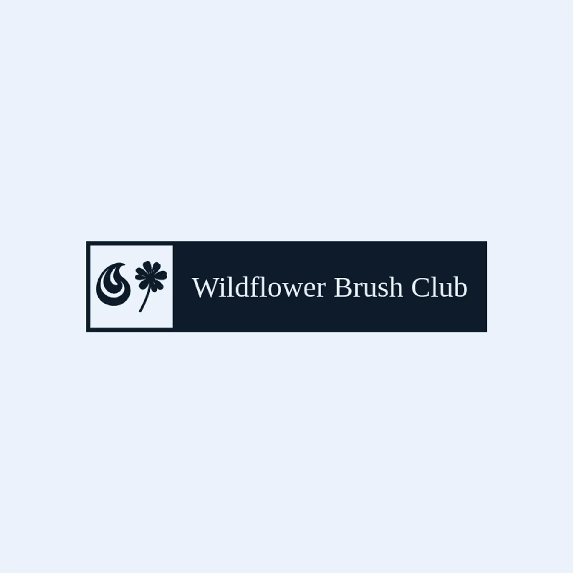 Wildflower Brush Club logo for toothpaste