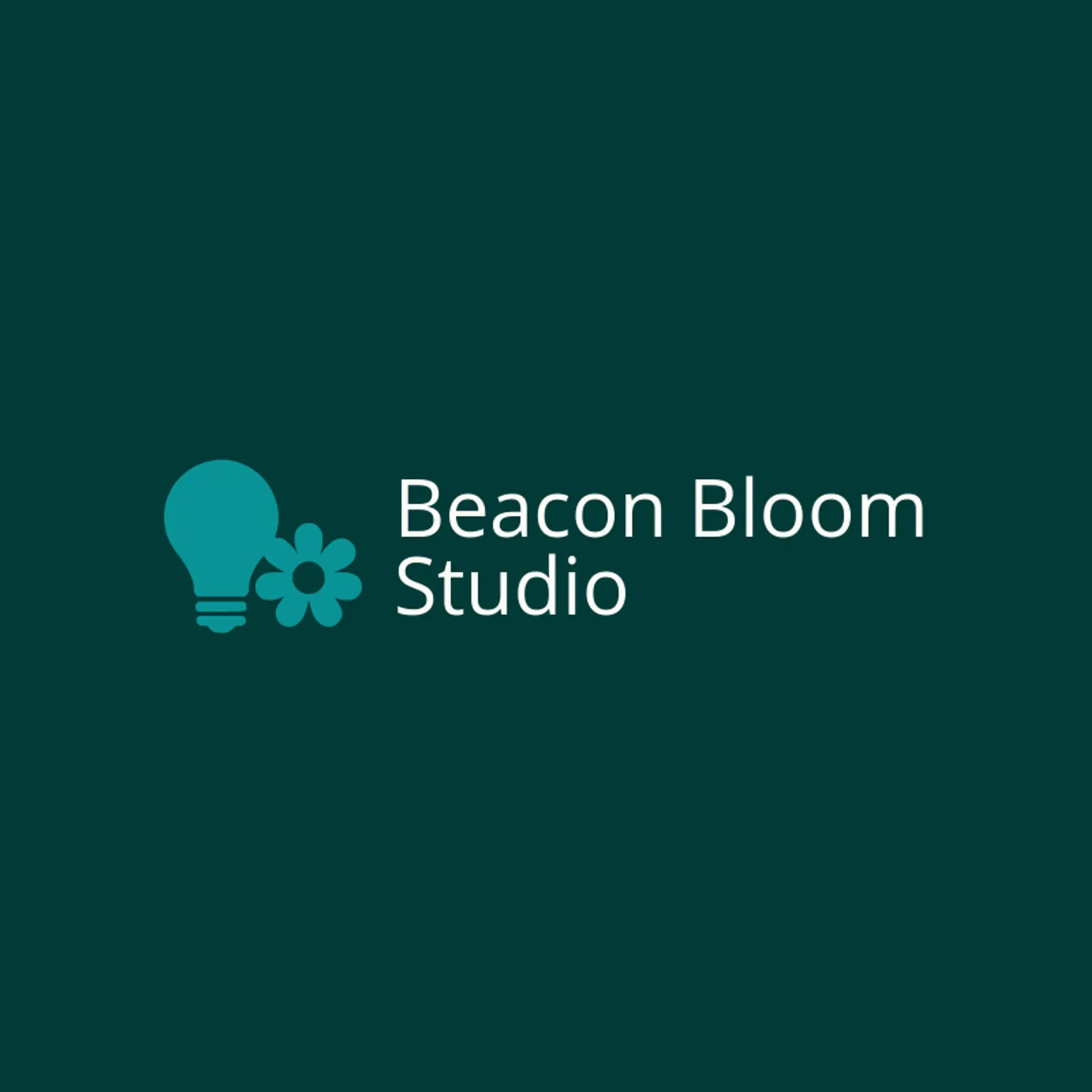 Beacon Bloom Studio logo for lightbulb