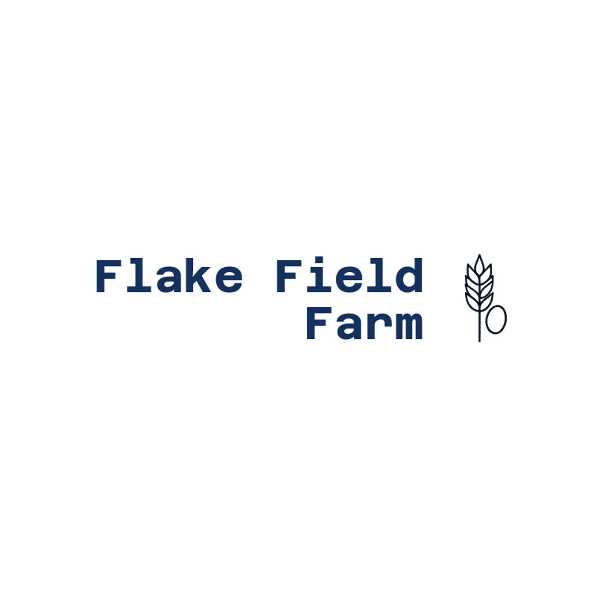 Flake Field Farm logo for cereal