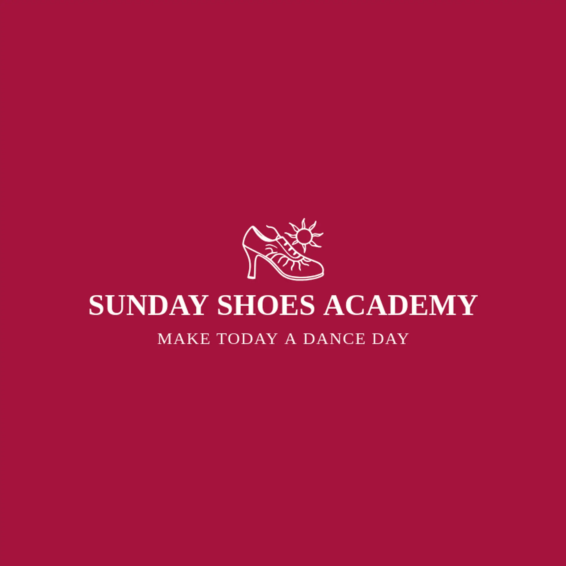 Sunday Shoes Academy logo for dance studio