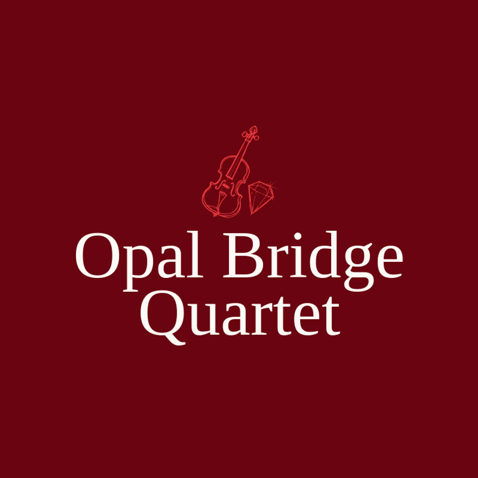 Opal Bridge Quartet logo for violin