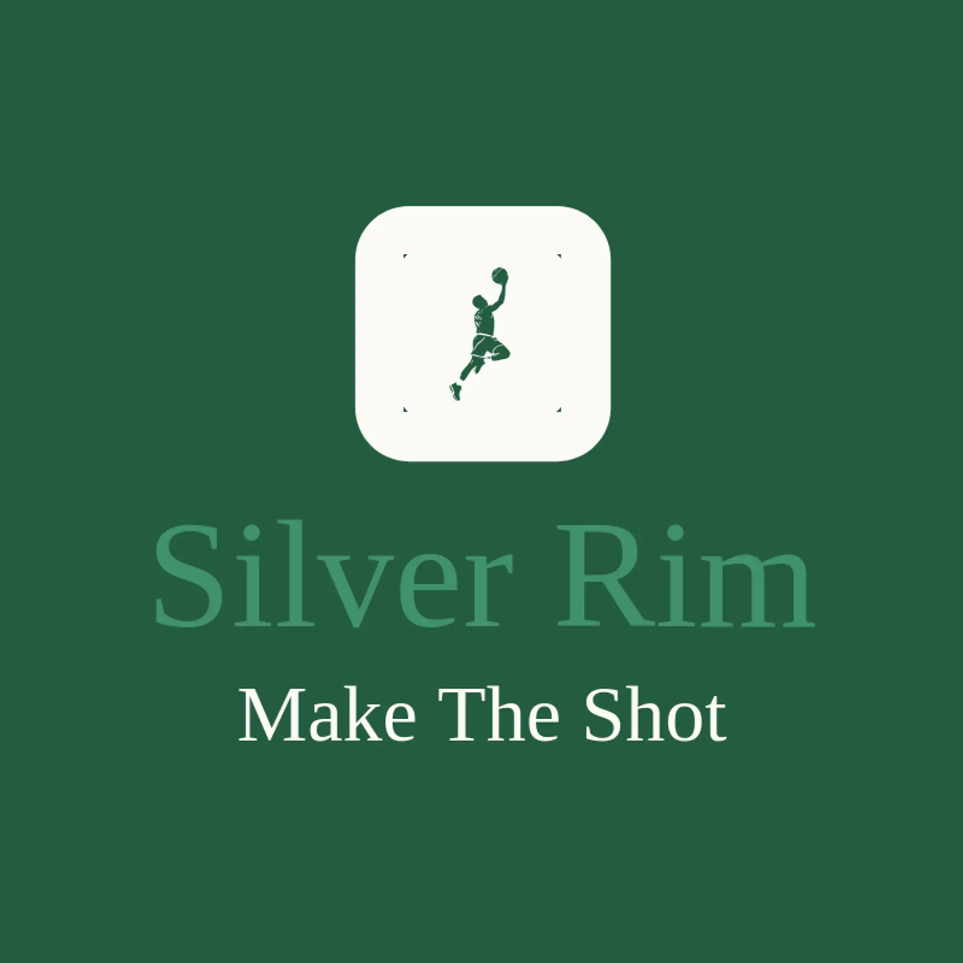 Silver Rim logo for basketball team