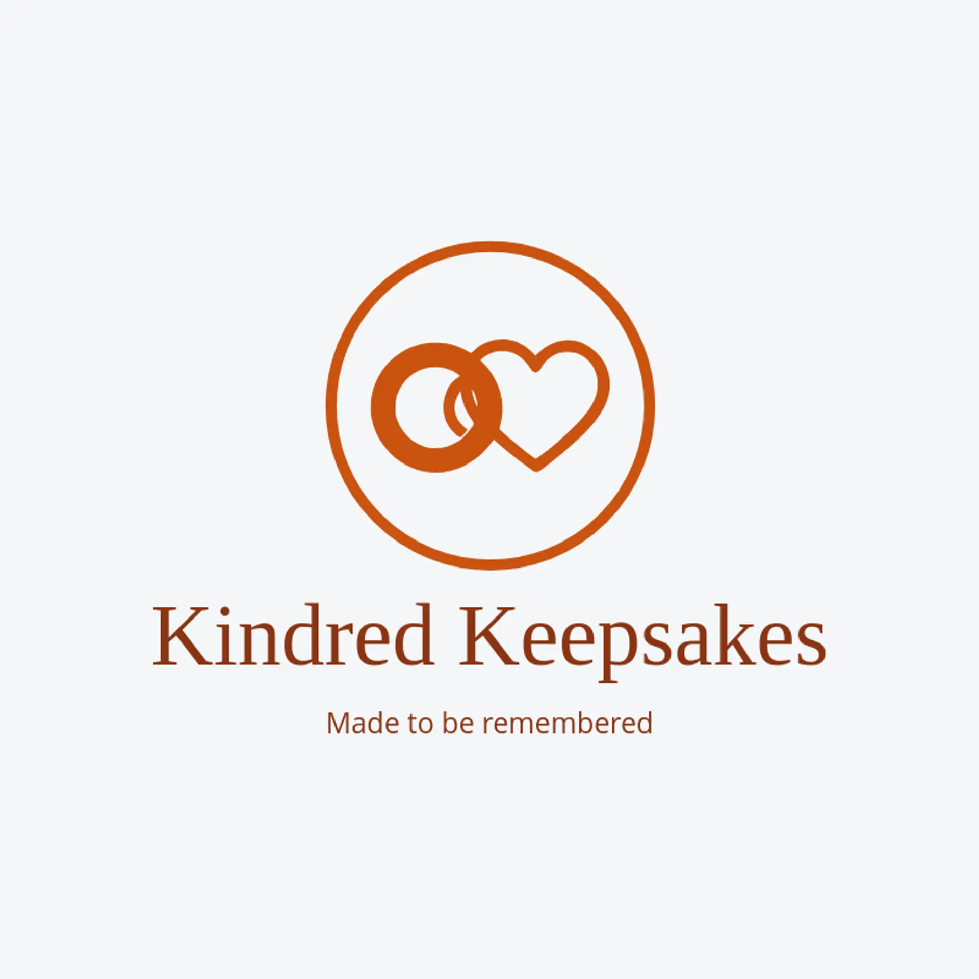 Kindred Keepsakes logo for valentine