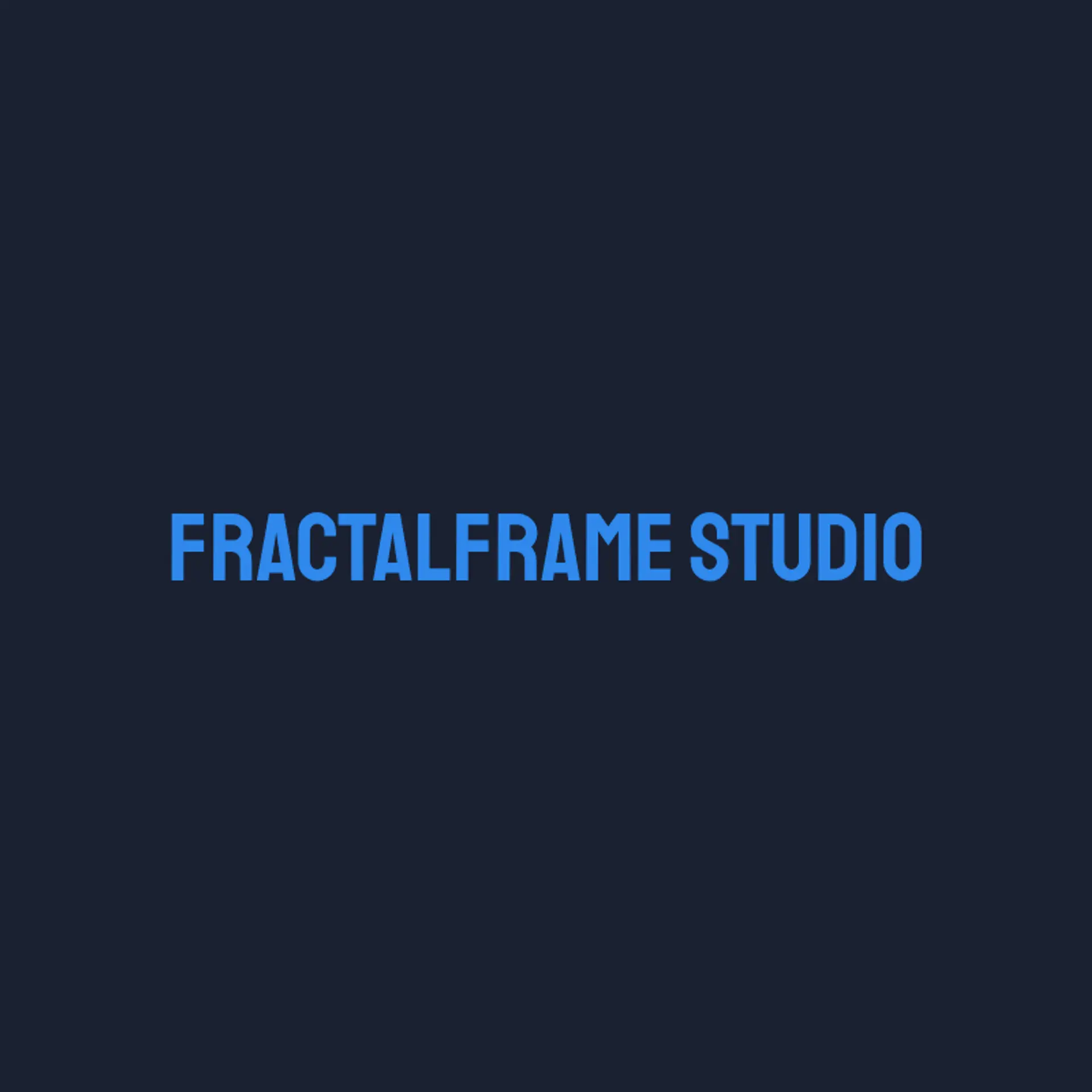 FractalFrame Studio logo for geometric photography