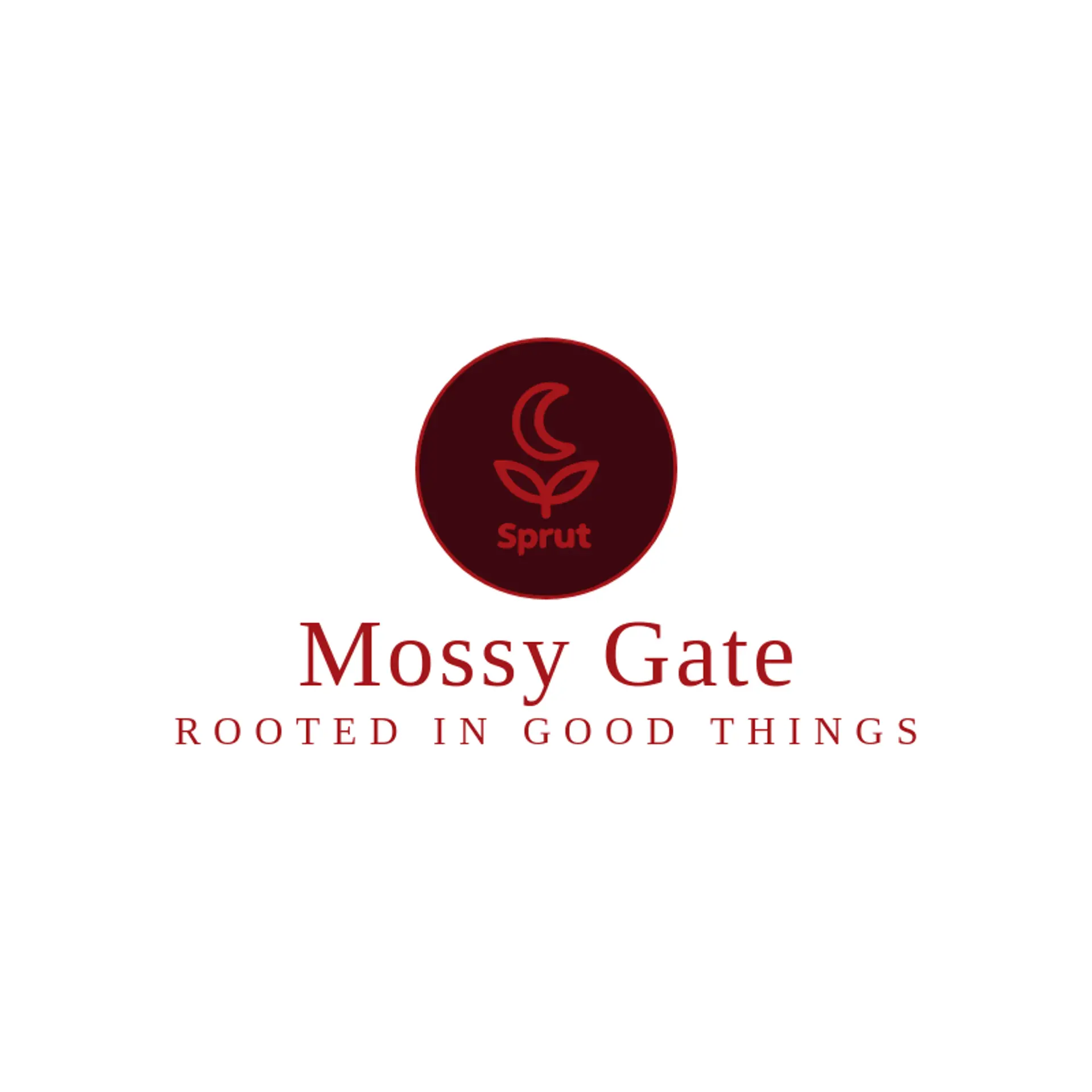 Mossy Gate logo for gardening