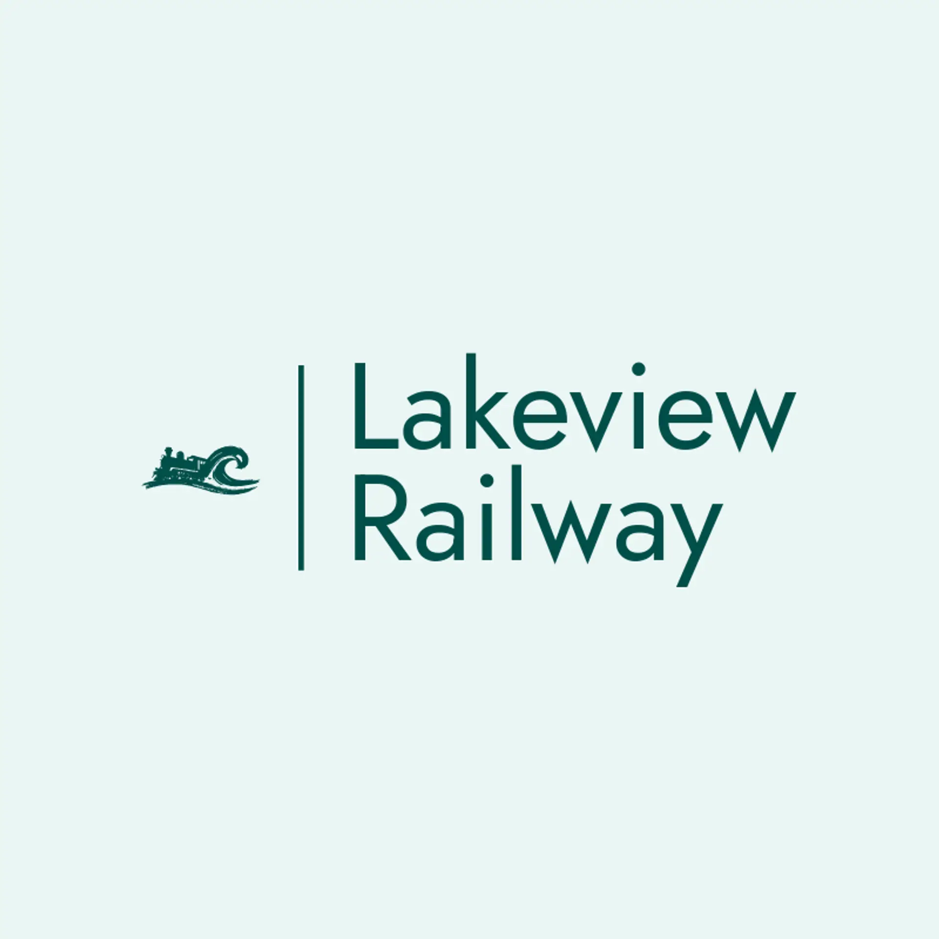 Lakeview Railway logo for train