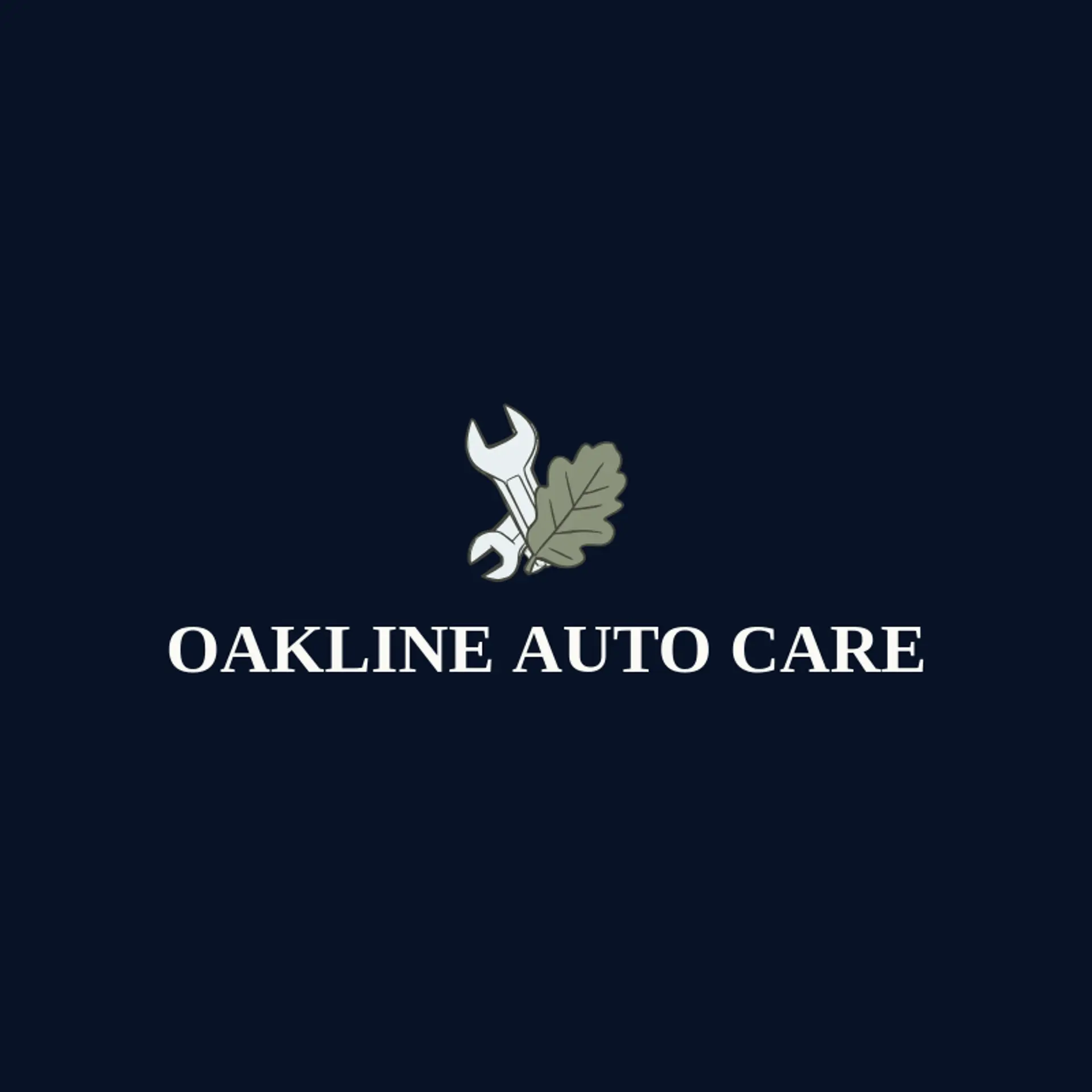 Oakline Auto Care logo for car repair