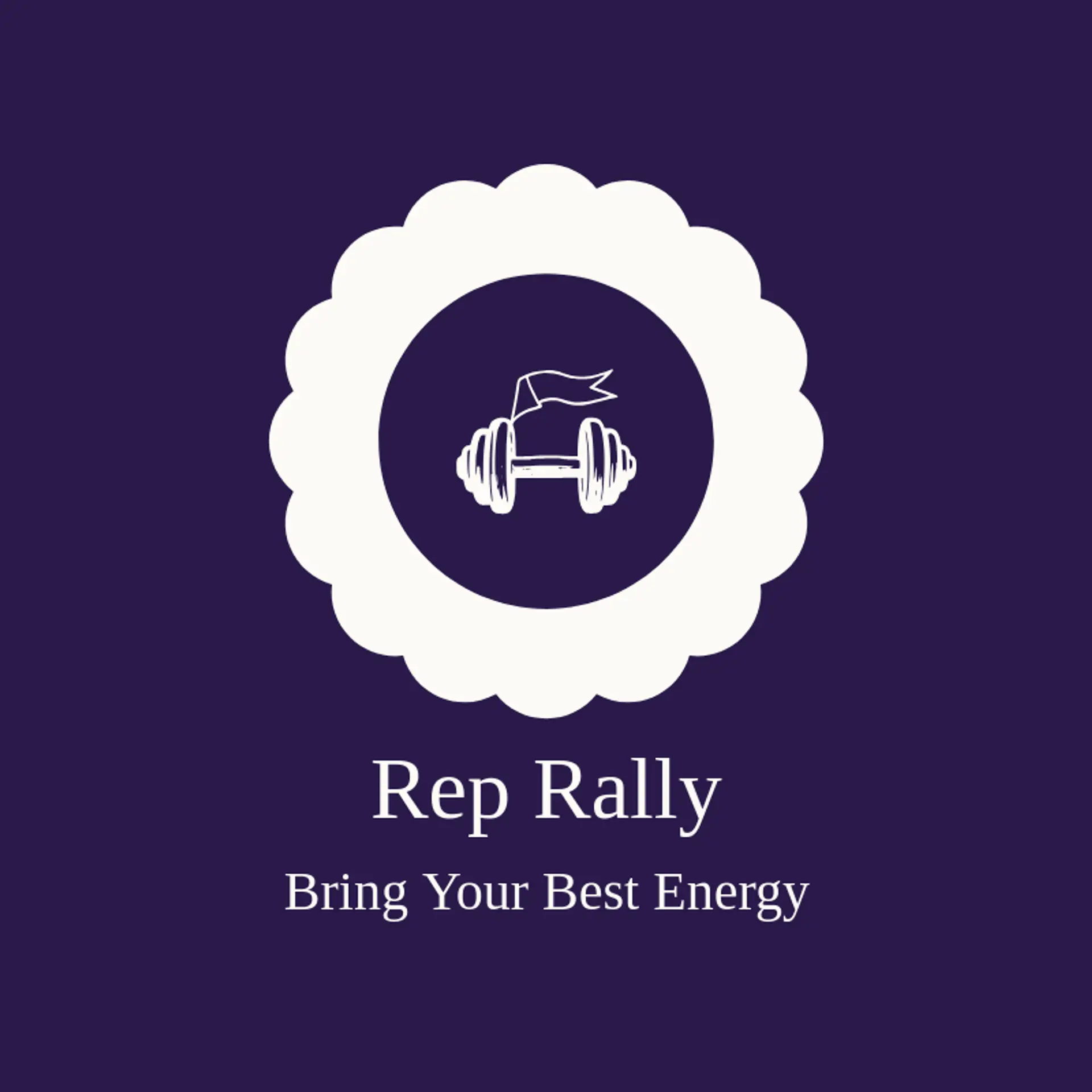 Rep Rally logo for exercise