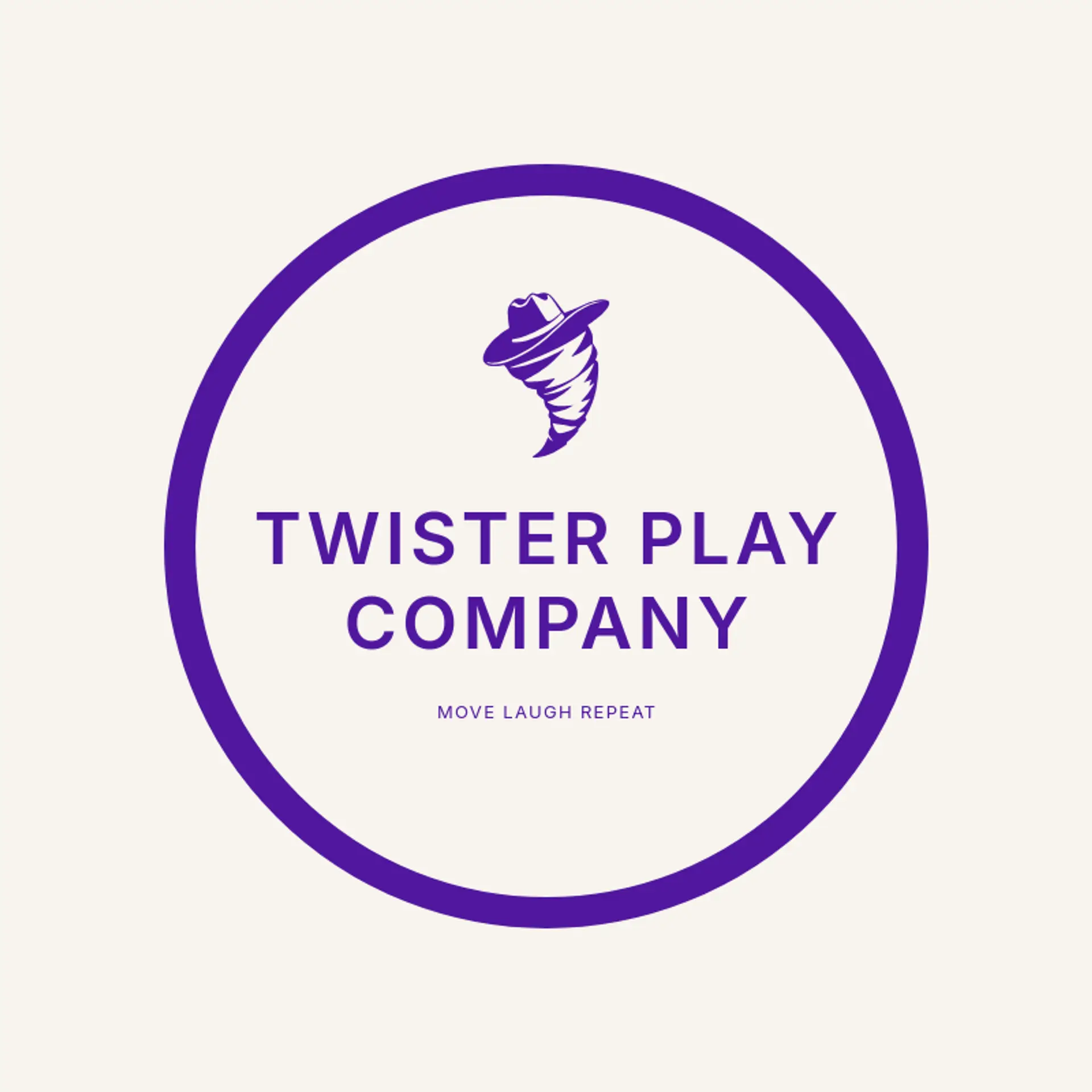 Twister Play Company logo for twister