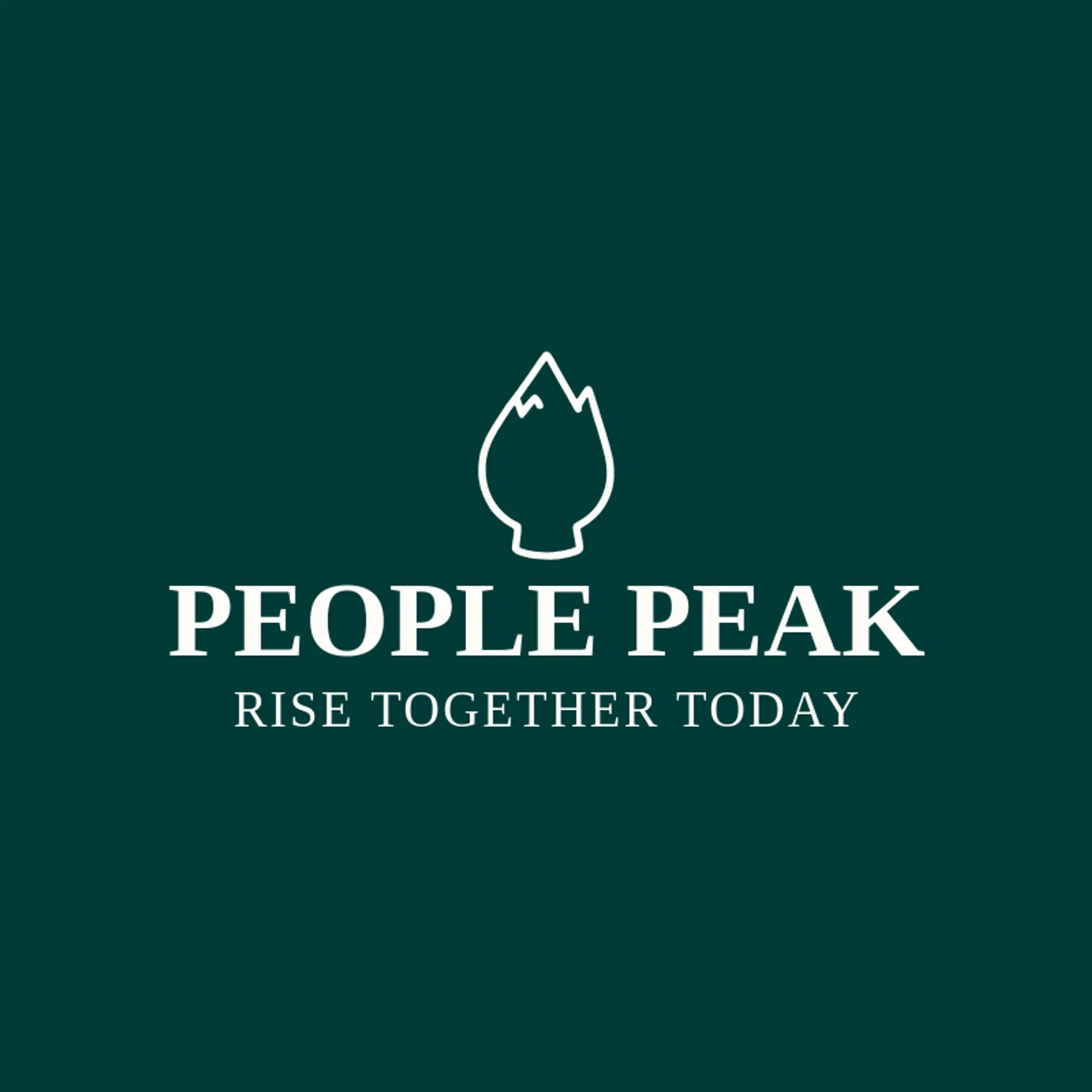 People Peak logo for person