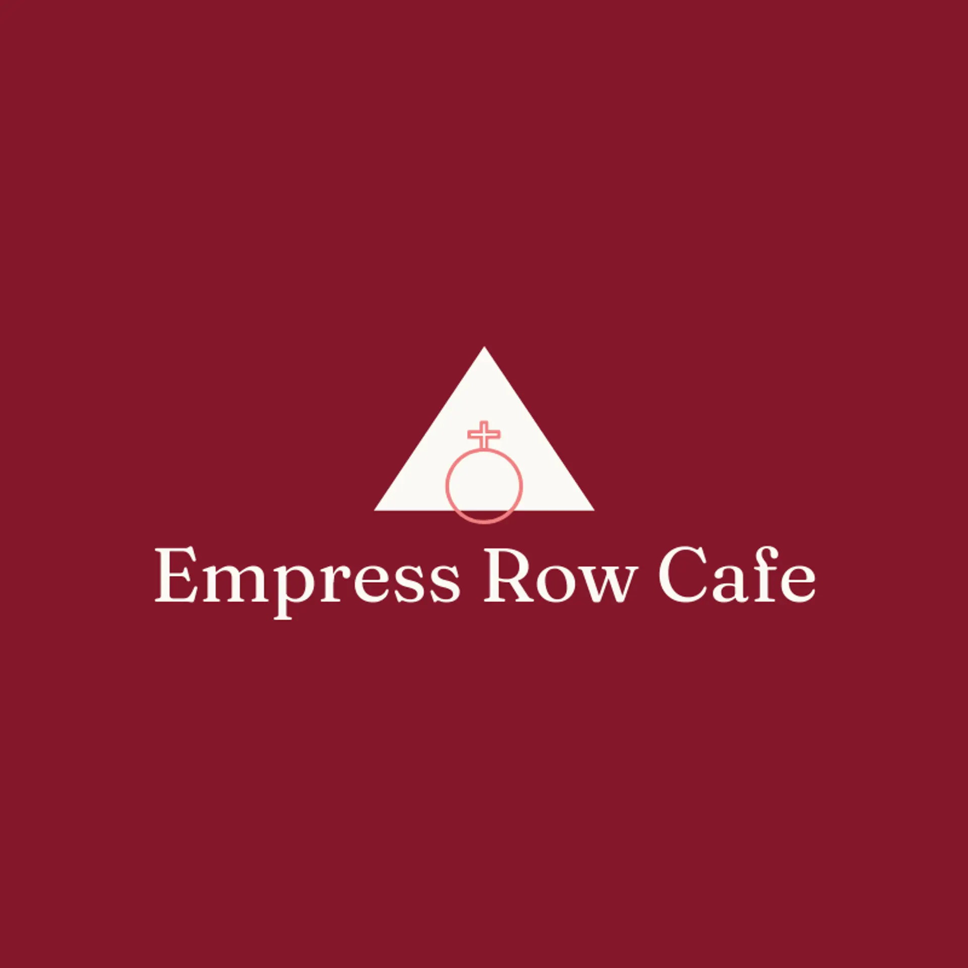 Empress Row Cafe logo for queen