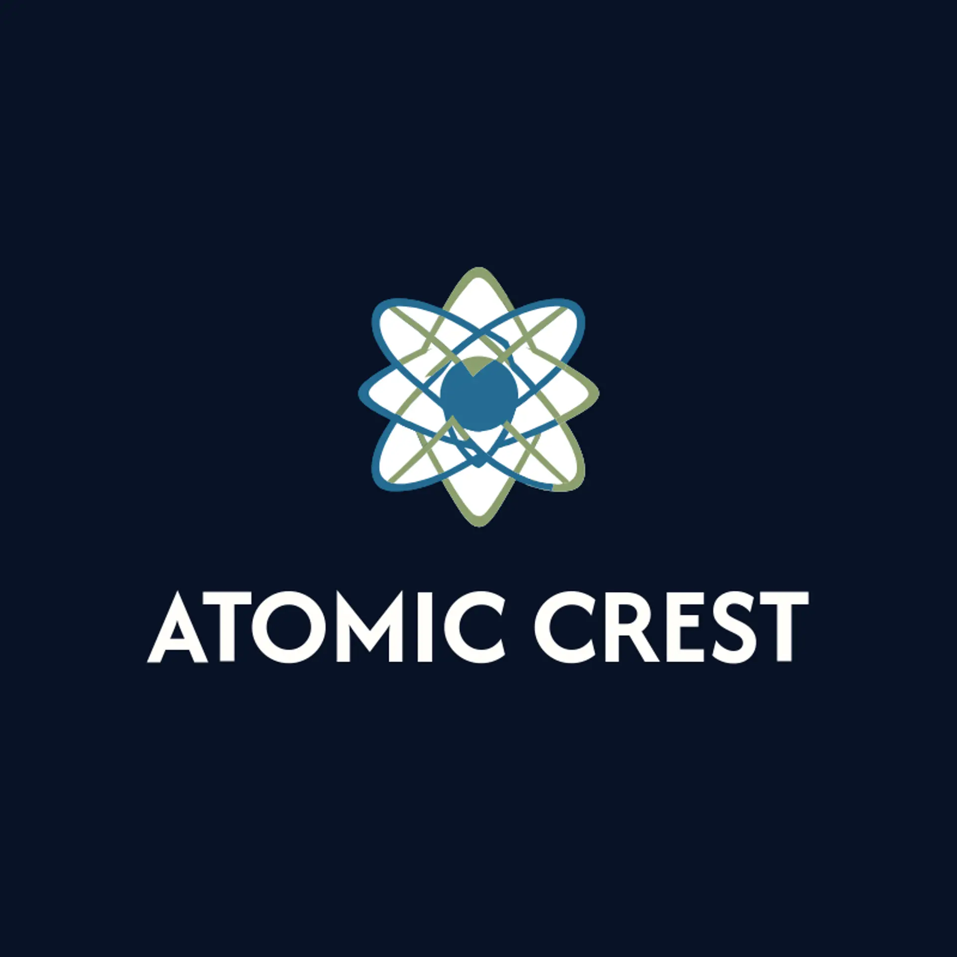Atomic Crest logo for nuclear